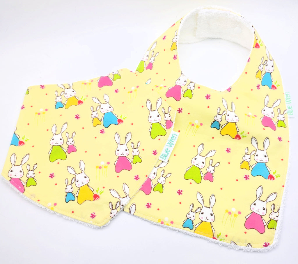 Baby Bib and Bandanna Set Reusable Gift