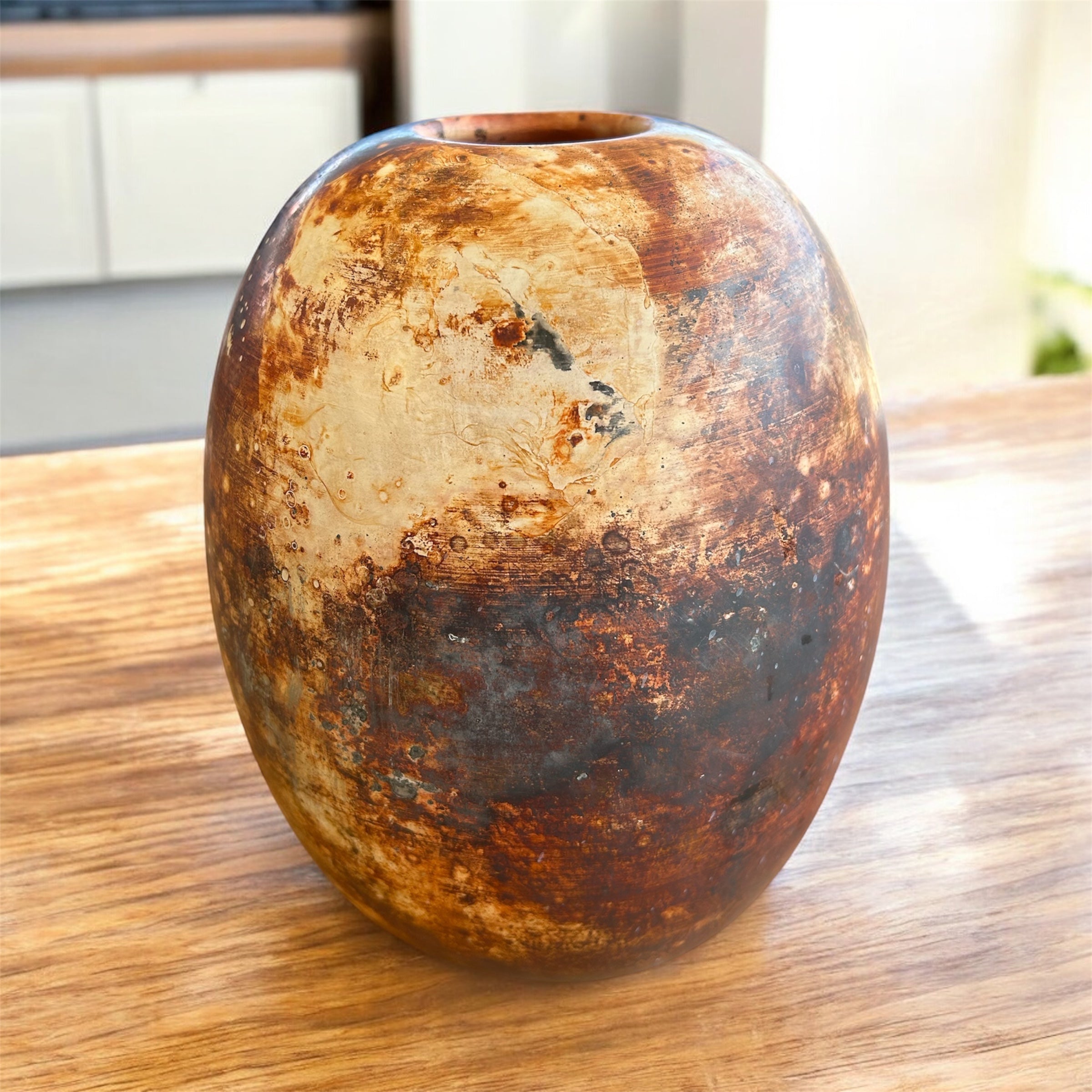 Raku vase