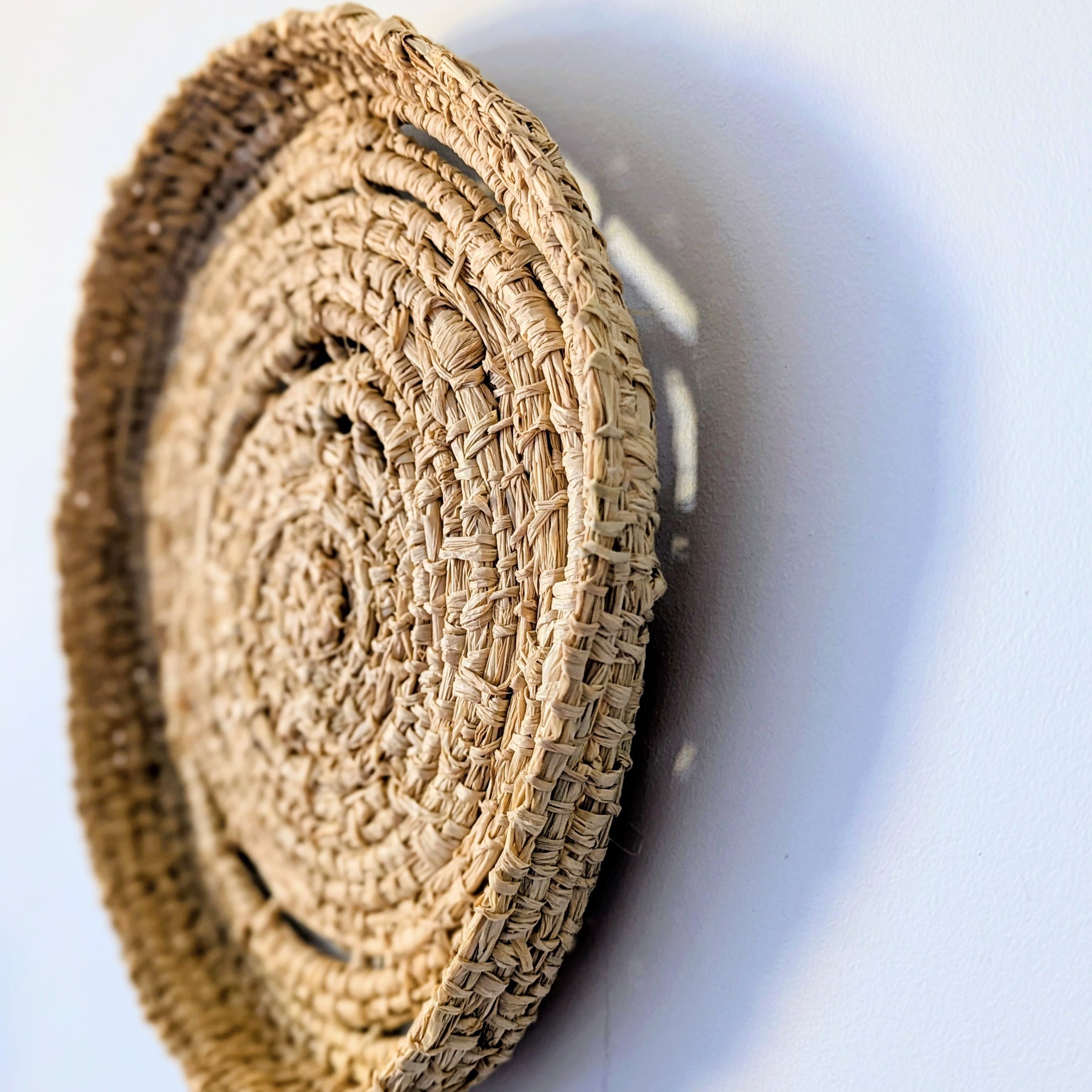 Natural Woven Wall Hanging |  Weaved Wall Piece | Wall Art