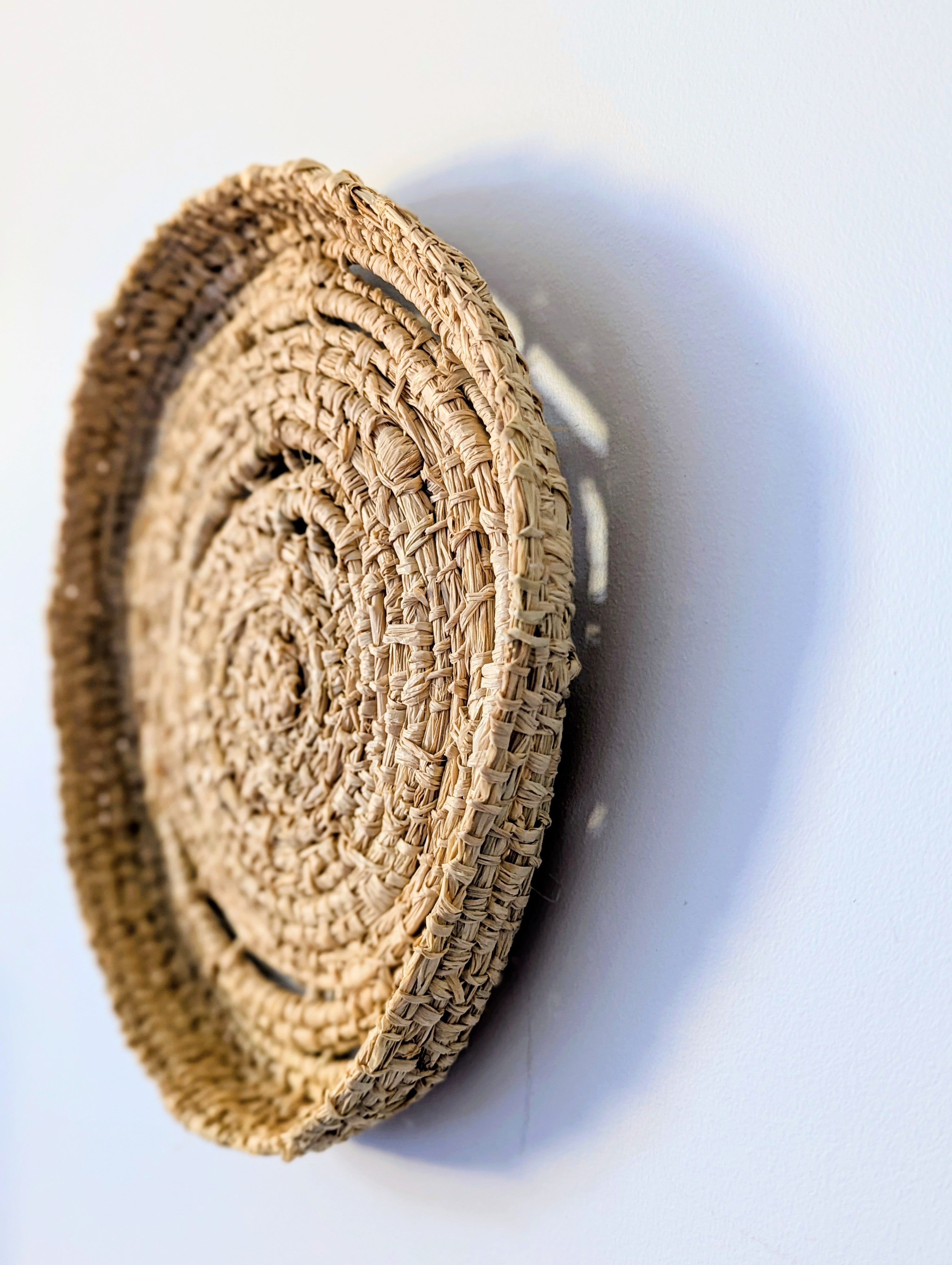 Natural Woven Wall Hanging |  Weaved Wall Piece | Wall Art