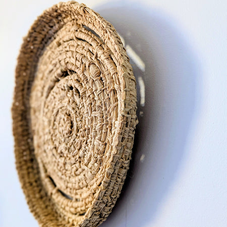 Natural Woven Wall Hanging |  Weaved Wall Piece | Wall Art