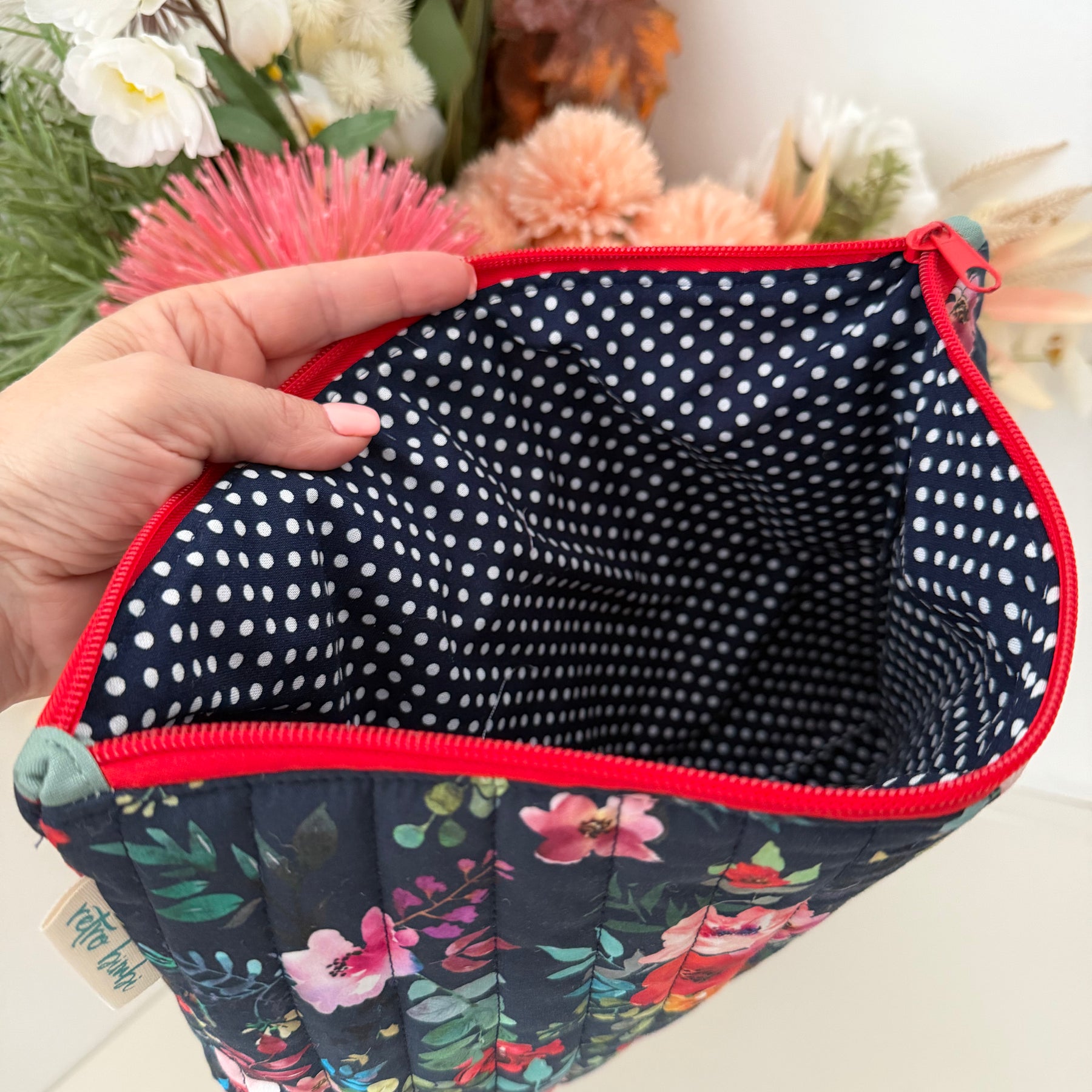 Quilted IPad Zipper Pouch - Various Designs
