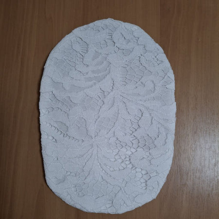 STOMA BAG COVER REGULAR LACE WHITE ILEOSTOMY, COLOSTOMY, UROSTOMY