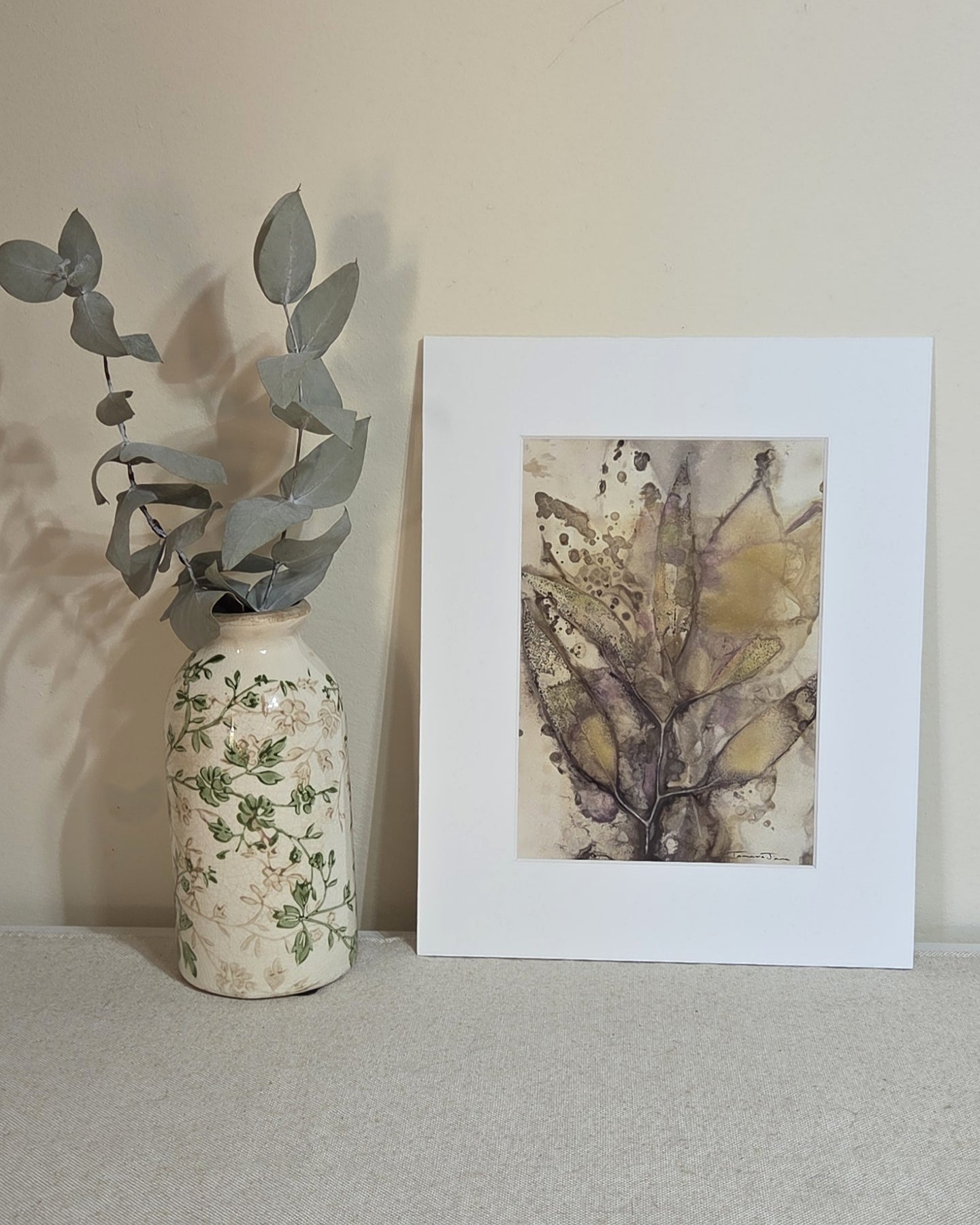 Echoes Of Nature ~ Original Artwork – Botanical Print & Watercolour
