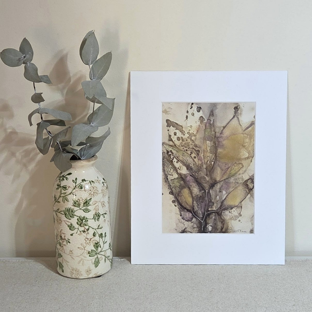 Echoes Of Nature ~ Original Artwork – Botanical Print & Watercolour