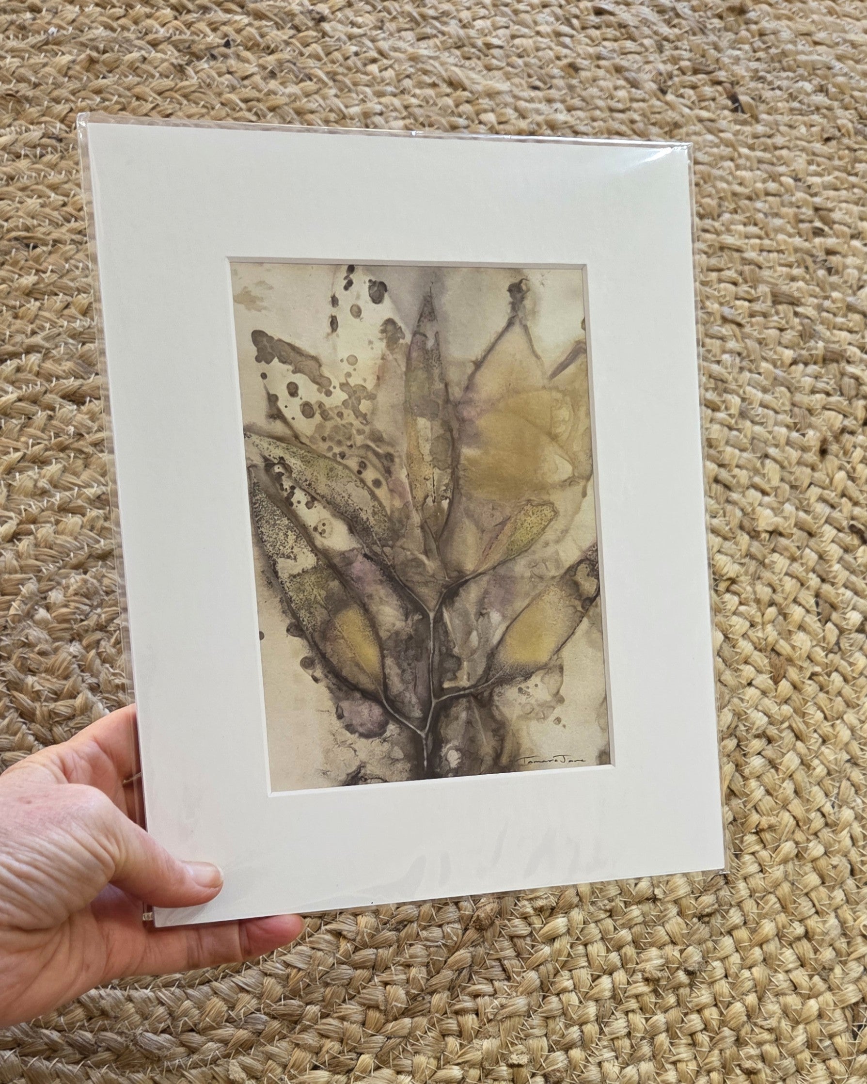 Echoes Of Nature ~ Original Artwork – Botanical Print & Watercolour
