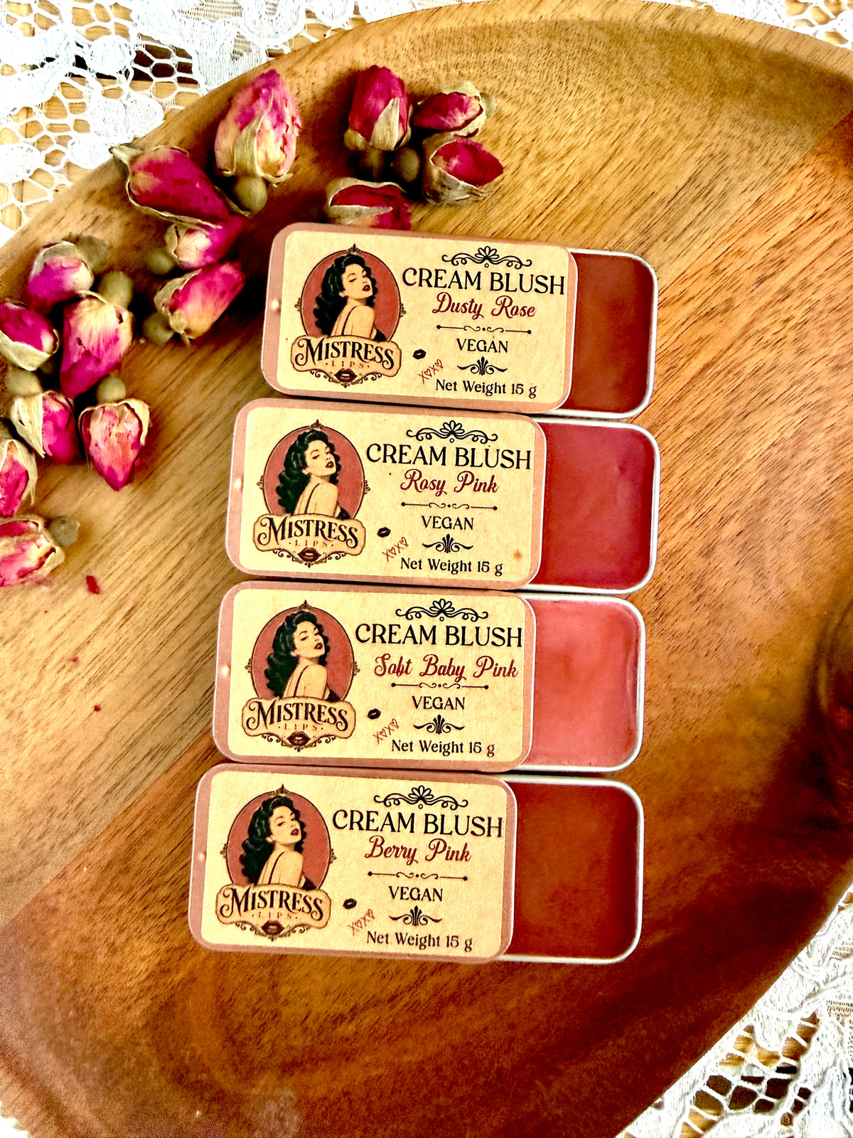 Vegan Cream Blush - Artisan Handmade to Order - Eco Friendly Makeup
