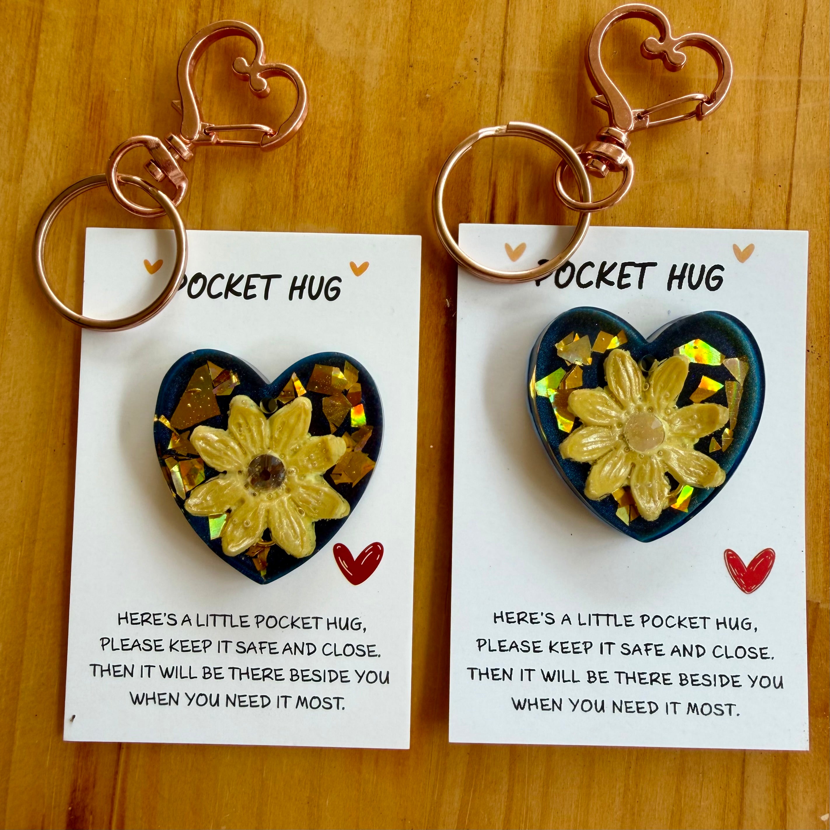 Yellow Flower pocket Hug