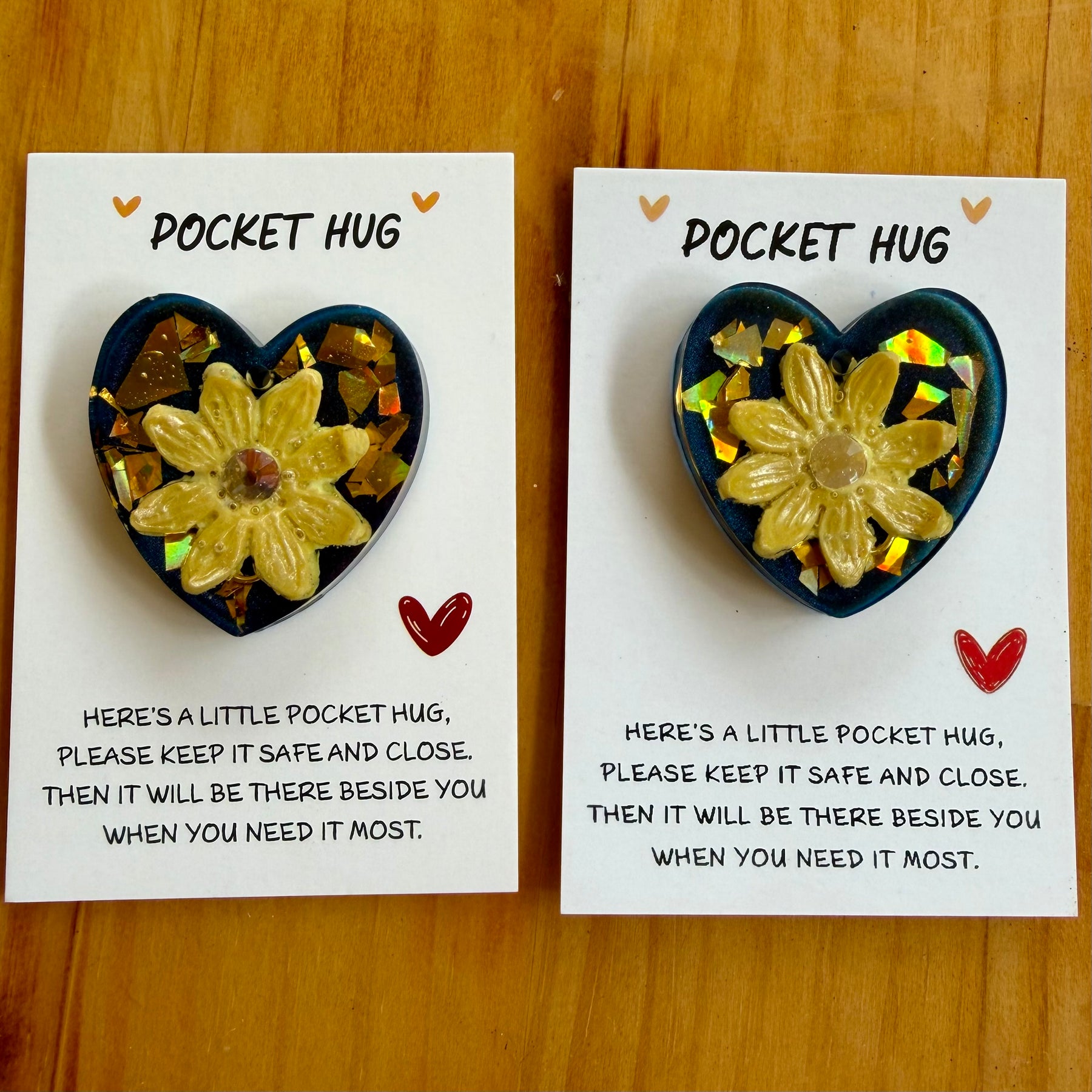 Yellow Flower pocket Hug