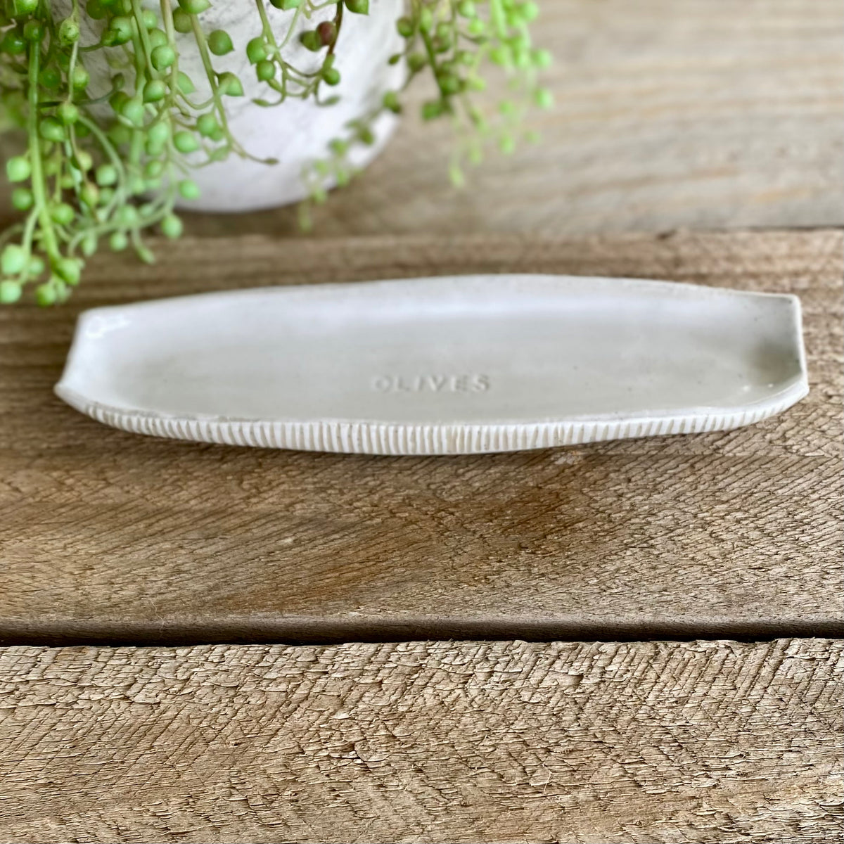 Olive & Earth — Handmade Ceramic Olive Boats