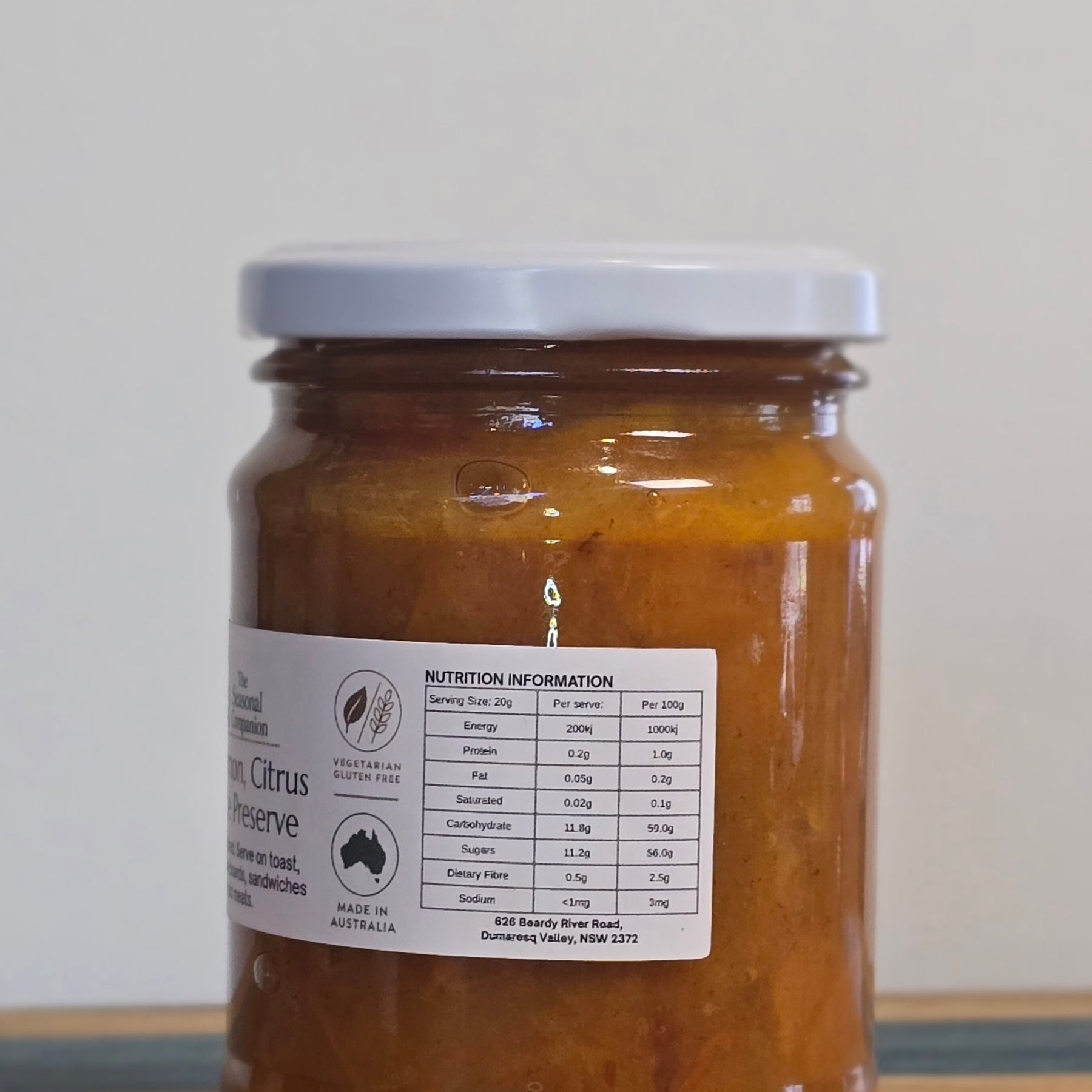 Persimmon, Citrus & Spice Preserve