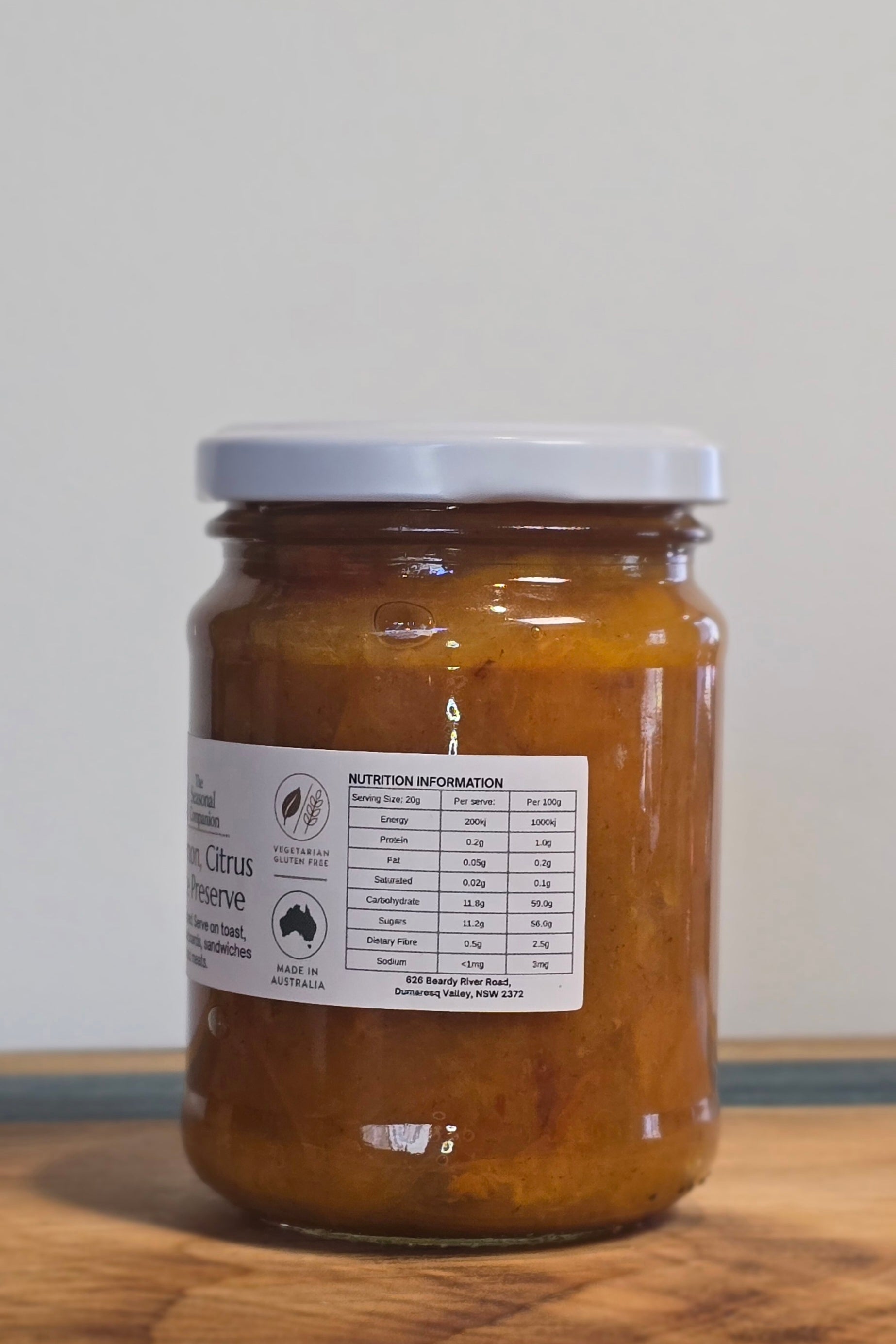 Persimmon, Citrus & Spice Preserve