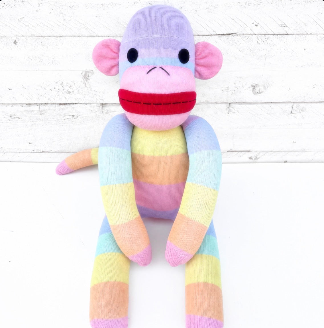 Candy the Sock Monkey - READY TO SHIP soft toy