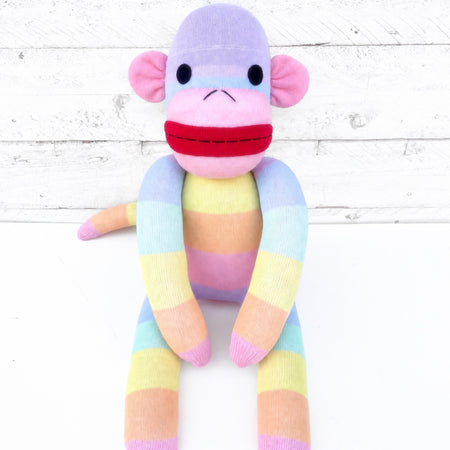 Candy the Sock Monkey - READY TO SHIP soft toy