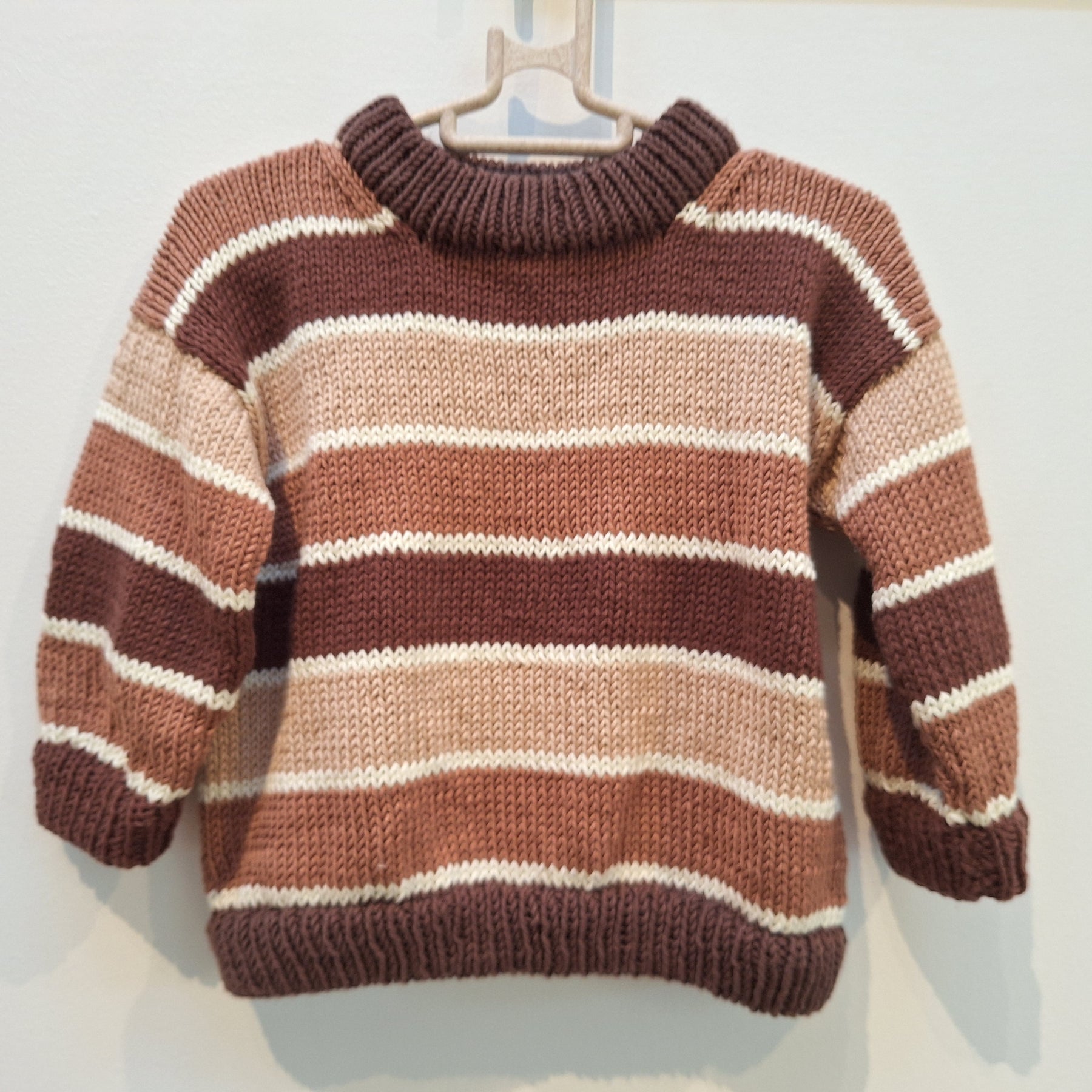 Striped 'Brownie Baby' Sweater Sz 3-6 mths