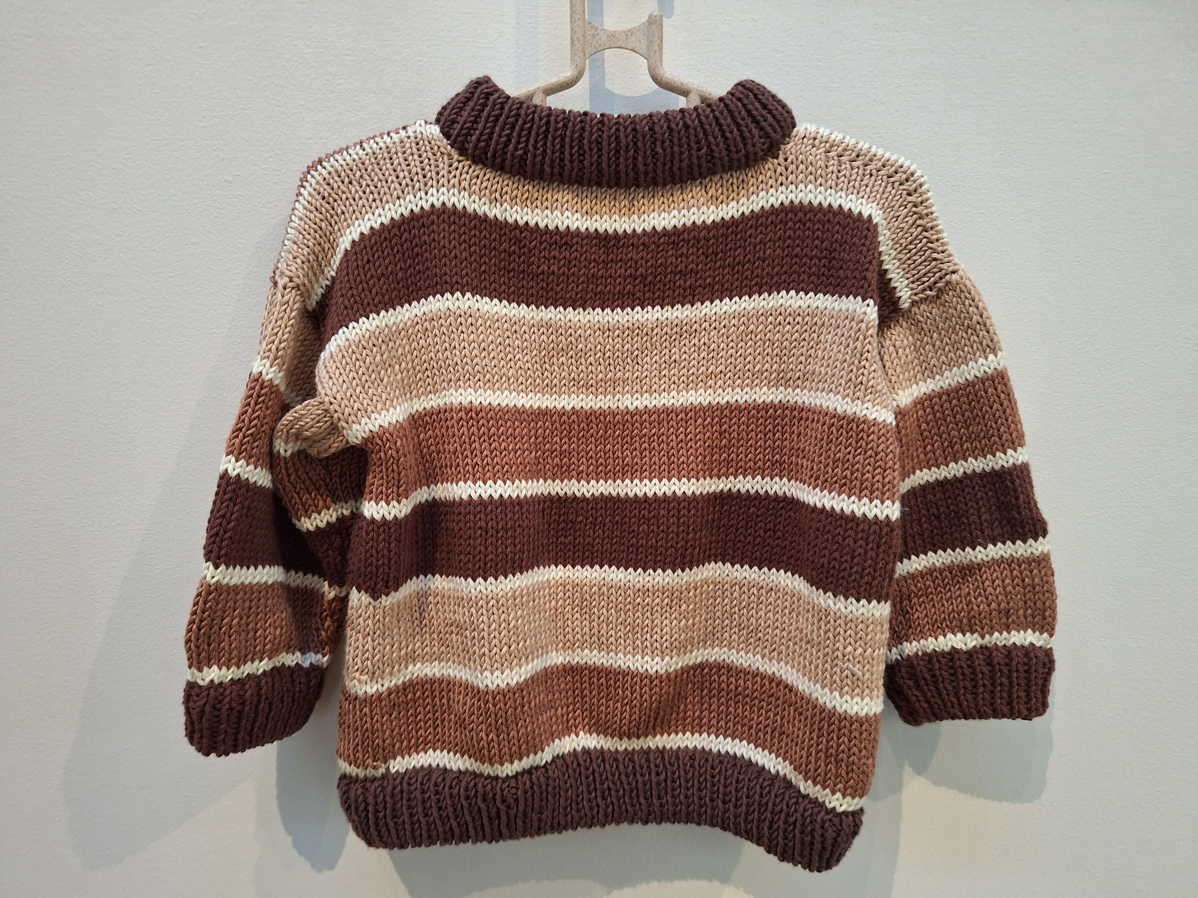 Striped 'Brownie Baby' Sweater Sz 3-6 mths