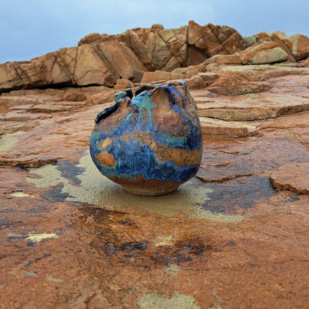 Ocean Vessel | Hand-formed Ceramic Art