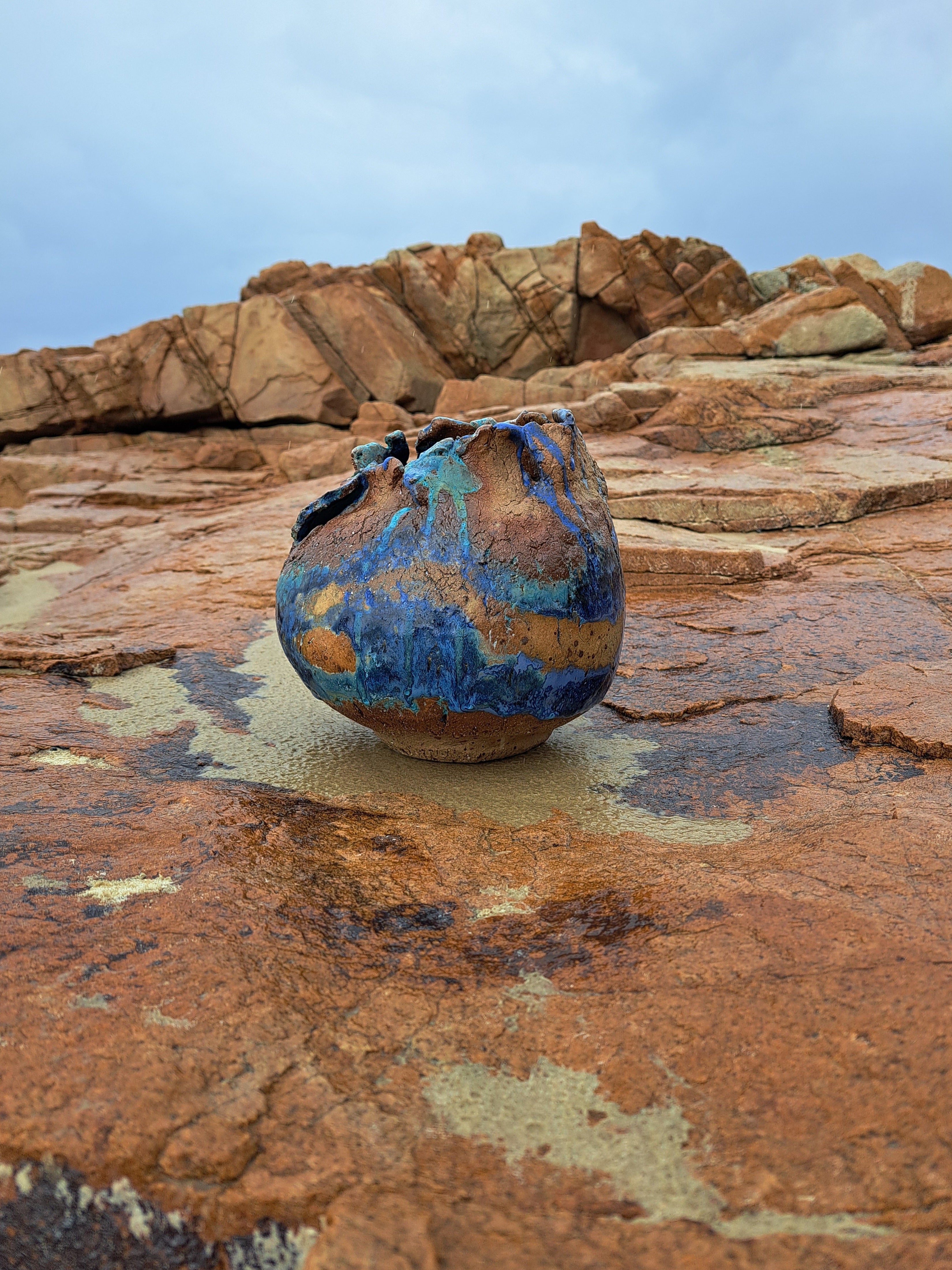 Ocean Vessel | Hand-formed Ceramic Art