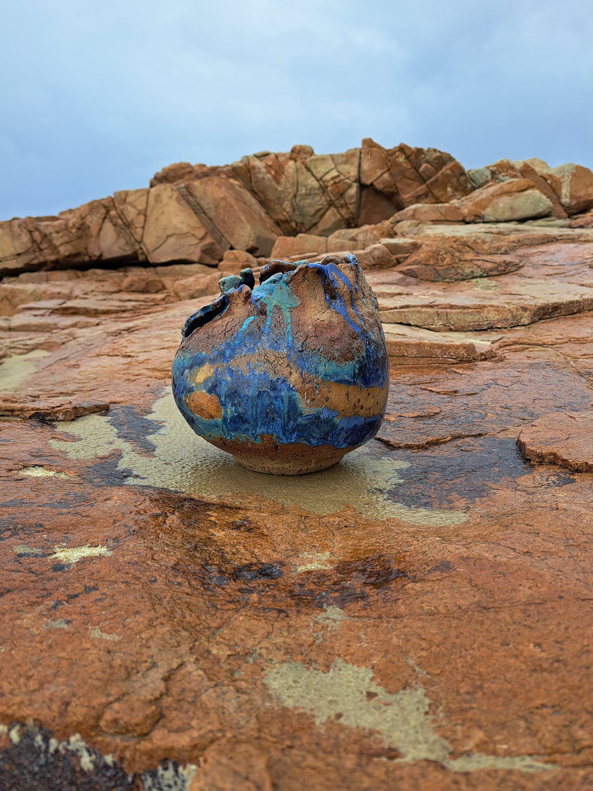 Ocean Vessel | Hand-formed Ceramic Art