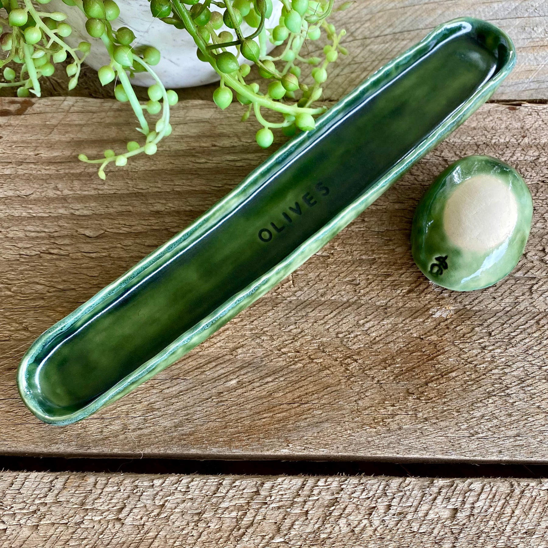 Olive & Earth — Handmade Ceramic Olive Boats