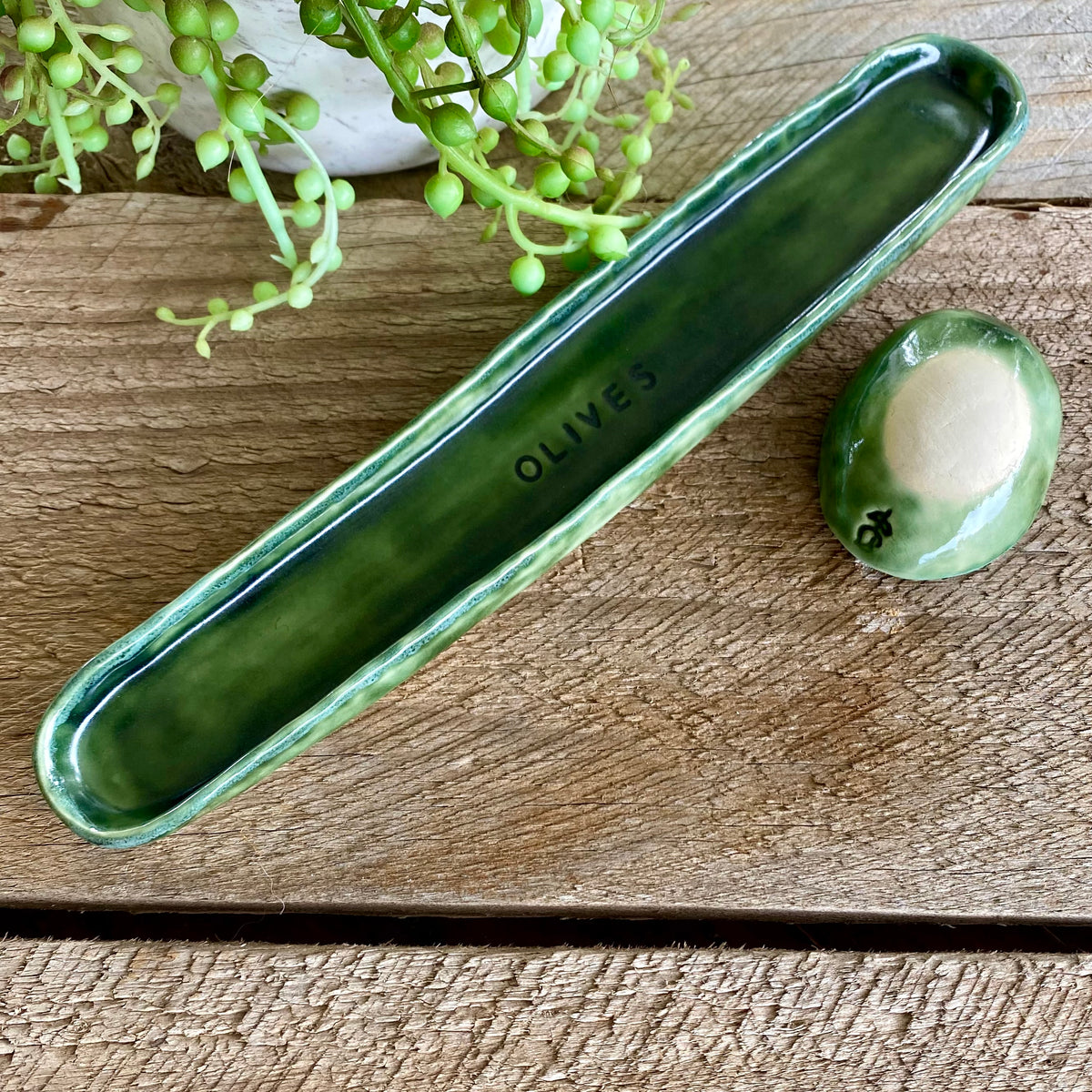 Olive & Earth — Handmade Ceramic Olive Boats