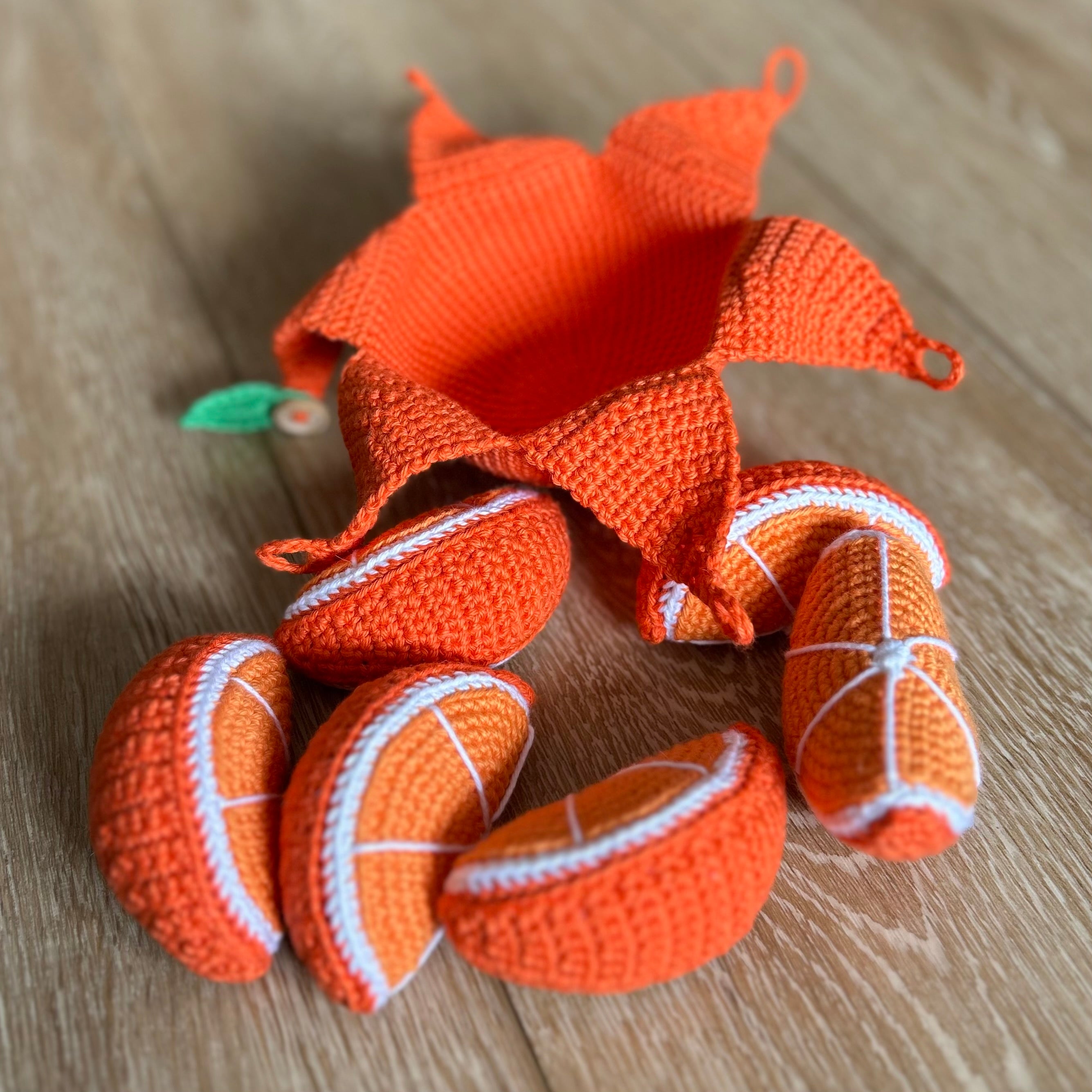 Crochet |  Peelable Orange | Made to Order