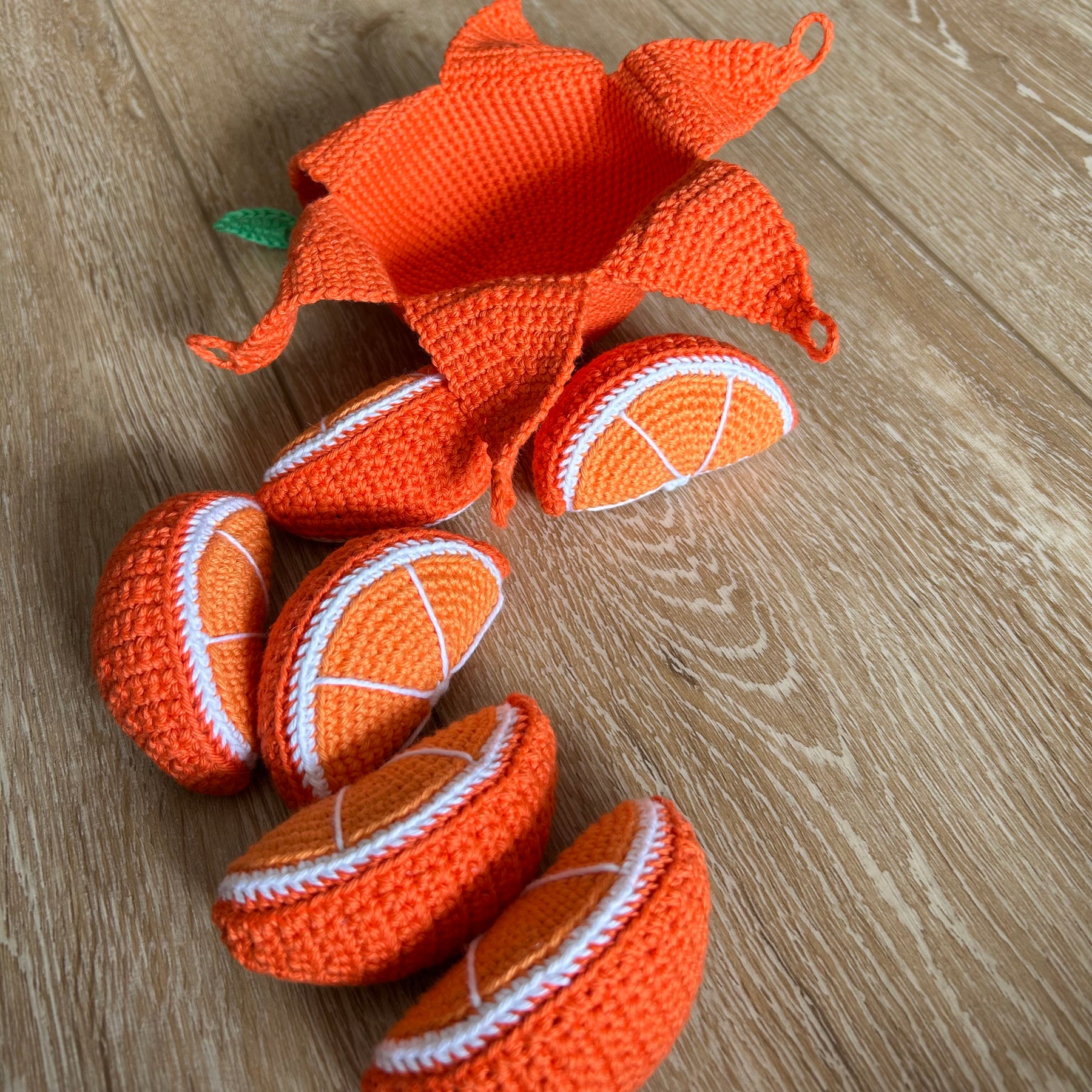 Crochet |  Peelable Orange | Made to Order