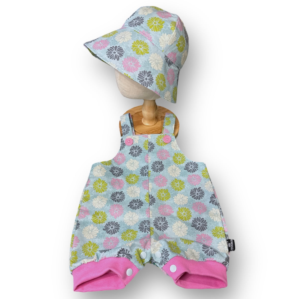Baby Girls Cotton Overalls - Mixed Prints and SIZES