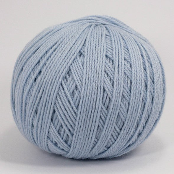 Baby shawl - hugs & kisses design - hand-knitted in Australian wool - moonflower blue