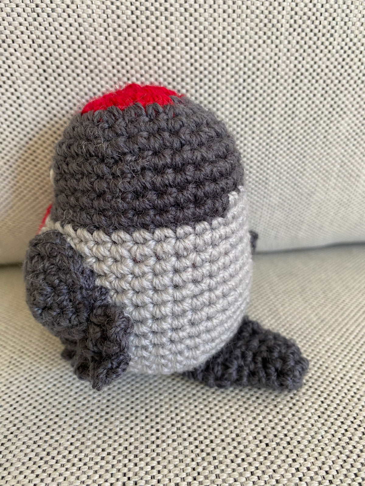 Small & Large Robin Red Breast - crocheted toy