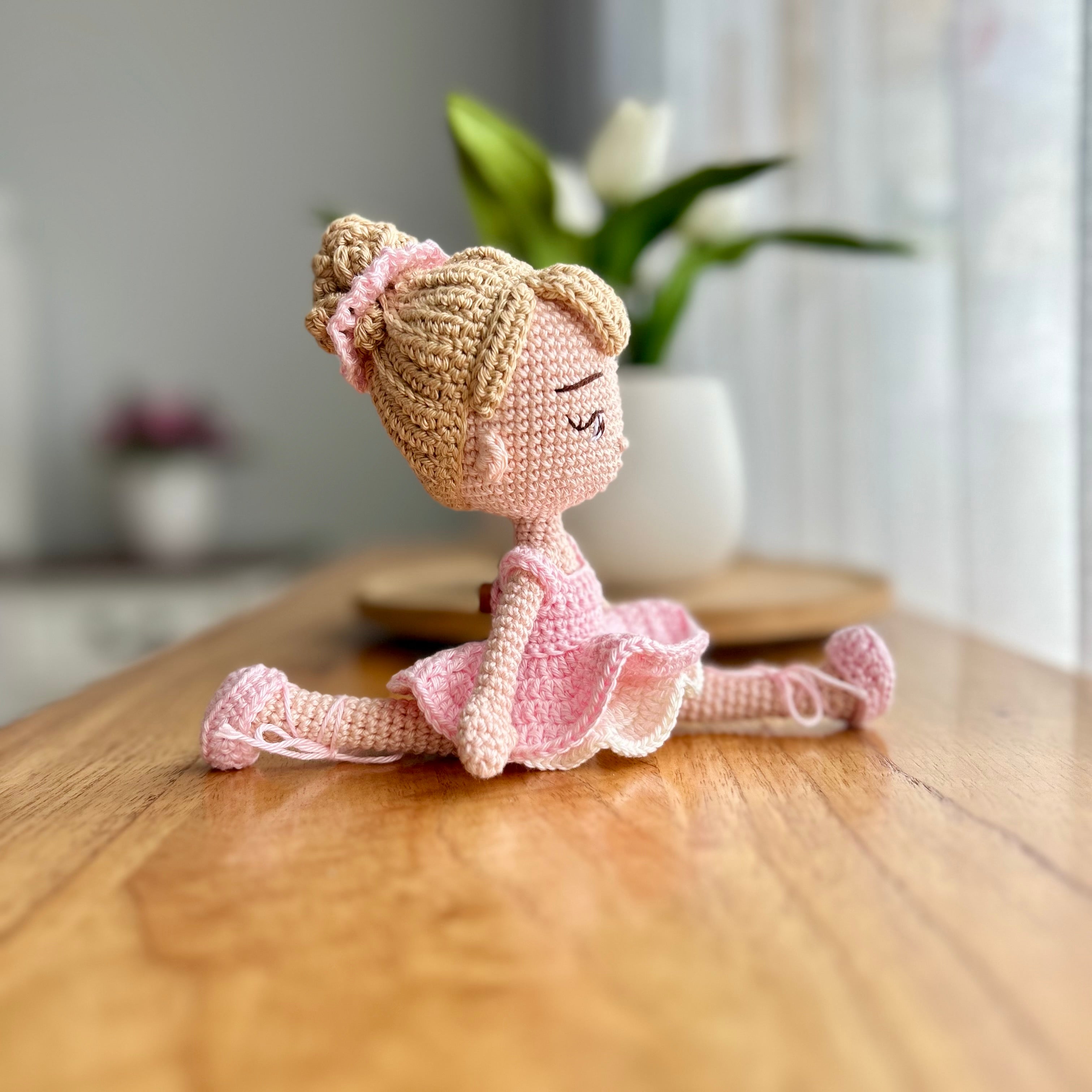 Clara | Crochet Ballerina Doll | 20cm | Ready to Ship