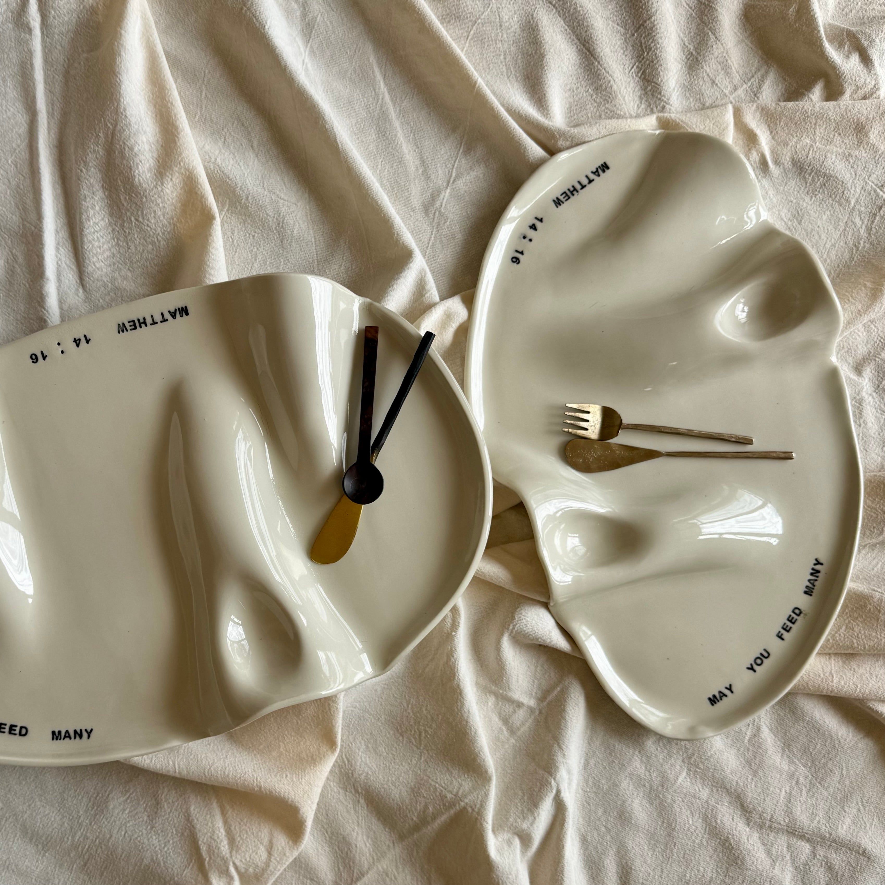 Custom Order for Michelle | Ceramic Organic Grazing Platter | May You Feed Many