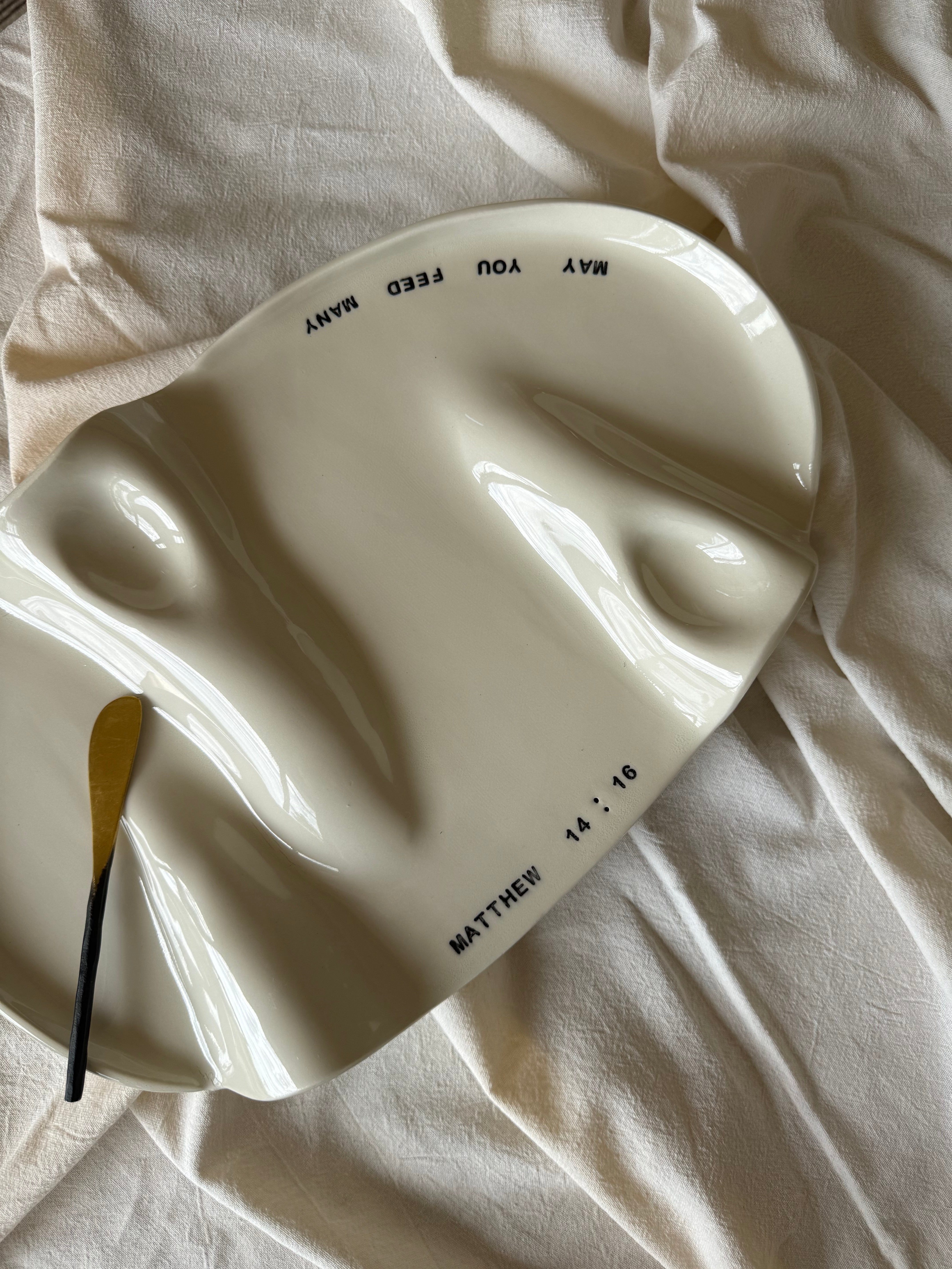 Custom Order for Michelle | Ceramic Organic Grazing Platter | May You Feed Many