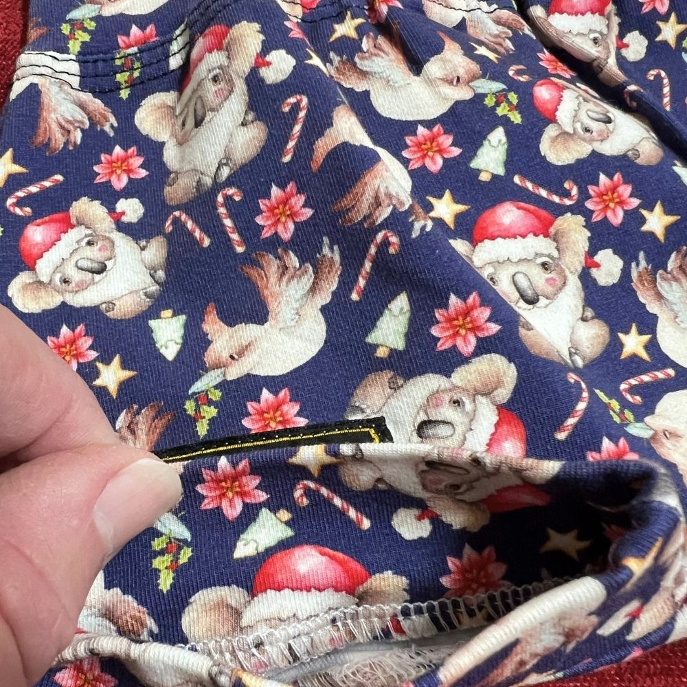 Santa Koalas | Sizes NB, 000, 0, | Handmade Baby Pants by Dumbleton Duds | FREE Postage $50+