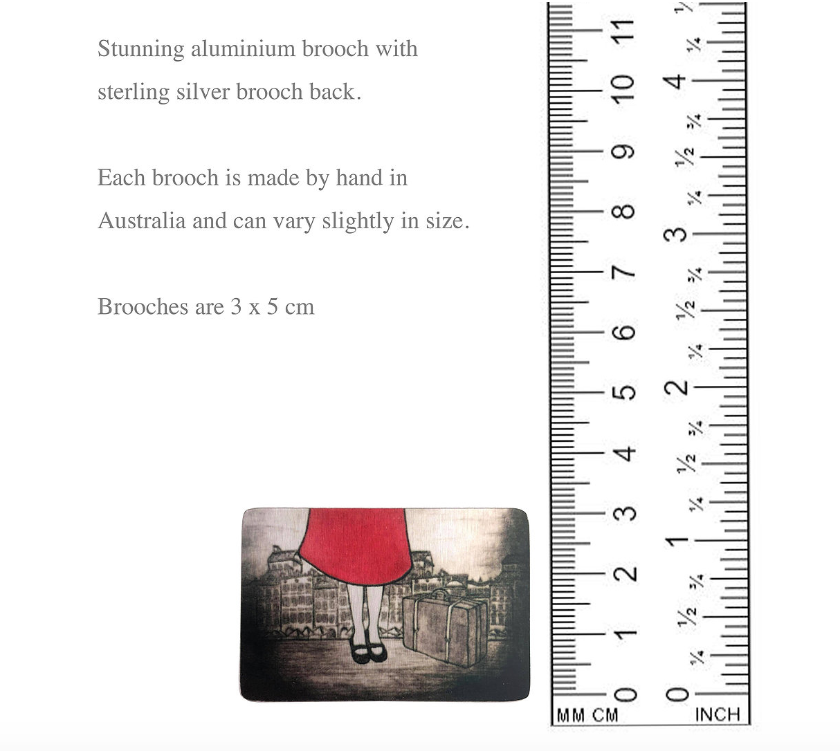 Little Traveller Brooch