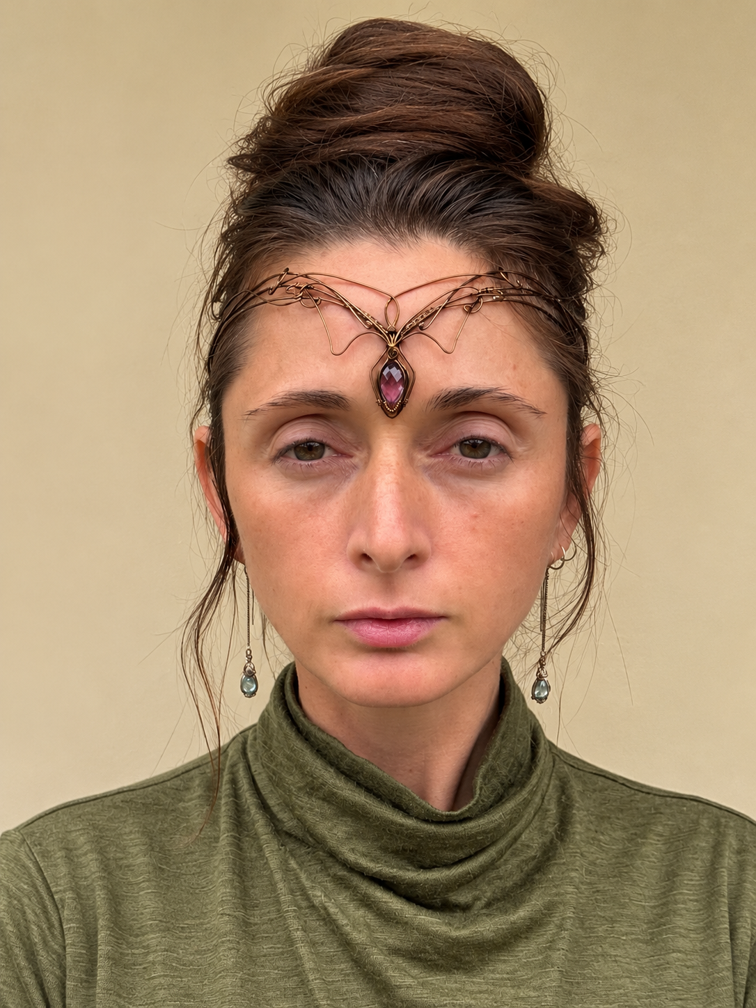 Amethyst Crystal elven fairy fantasy crown