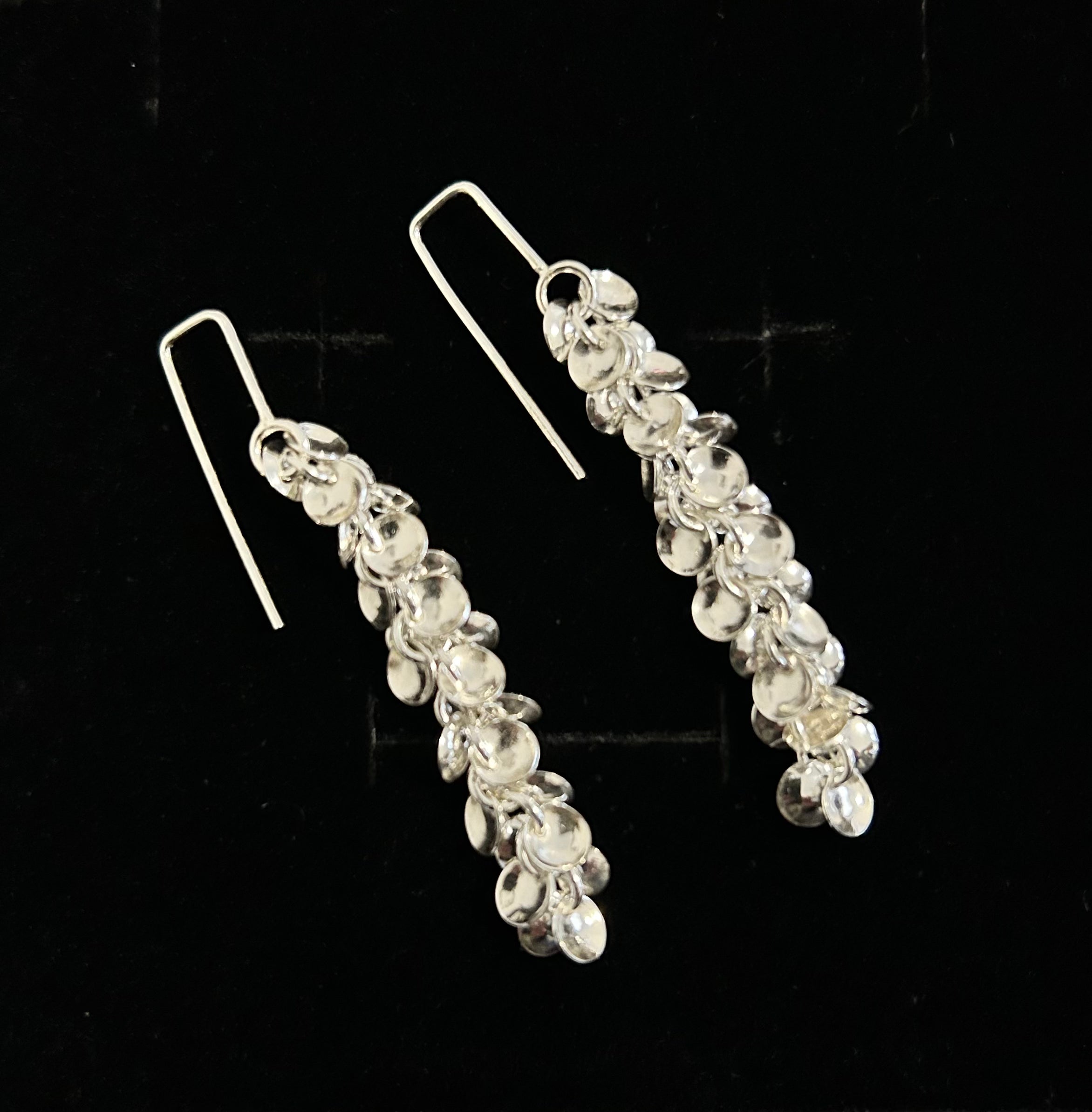 Cascading Disc Earrings