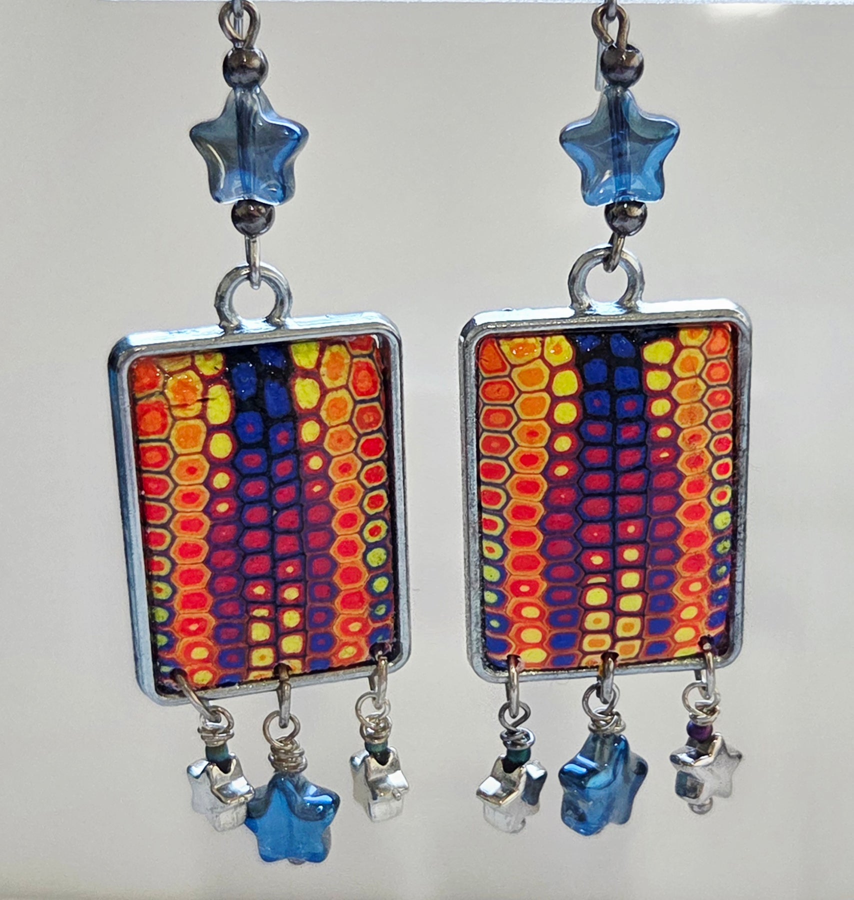 Cane Mosaic Earrings