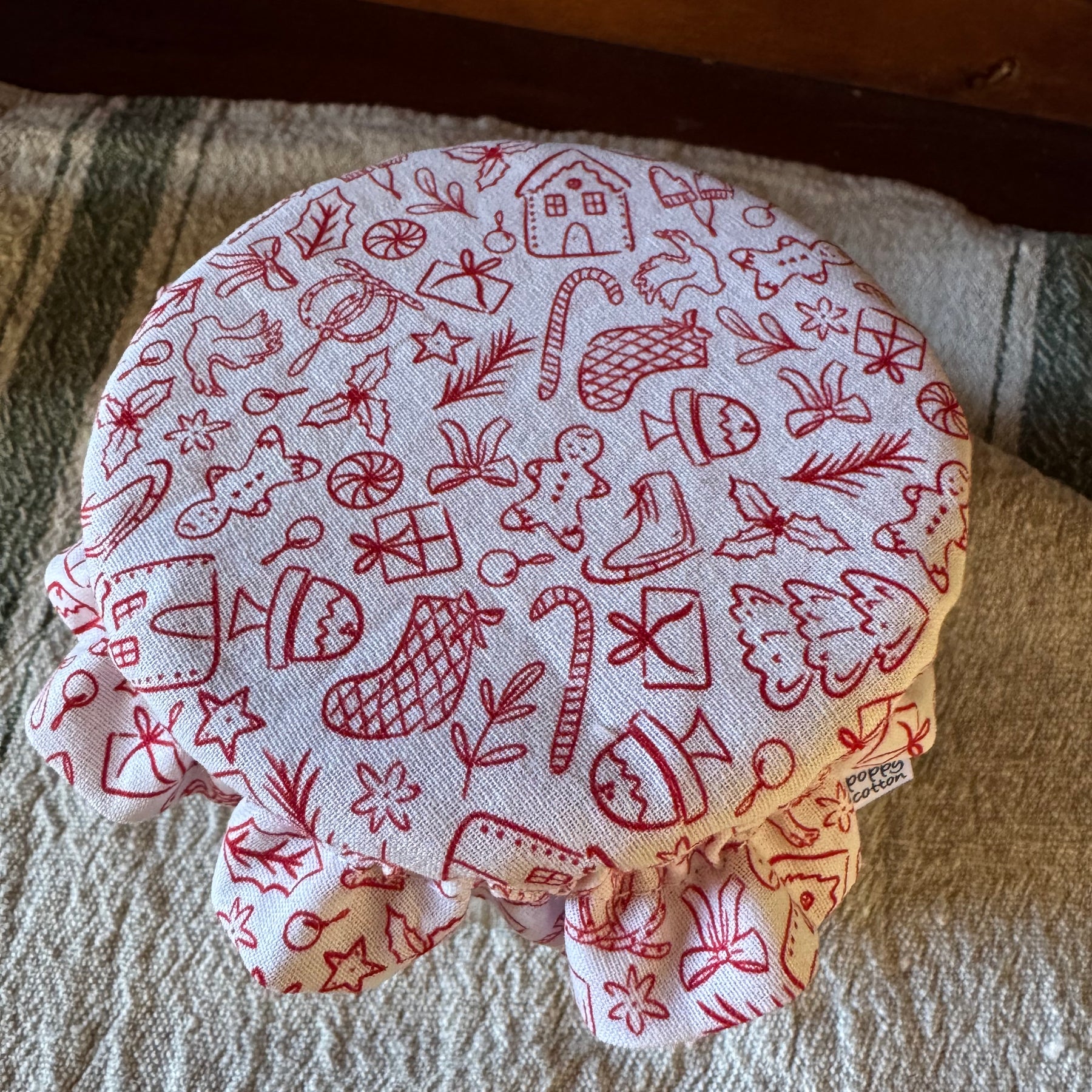 Christmas Jar / Small Bowl Cover