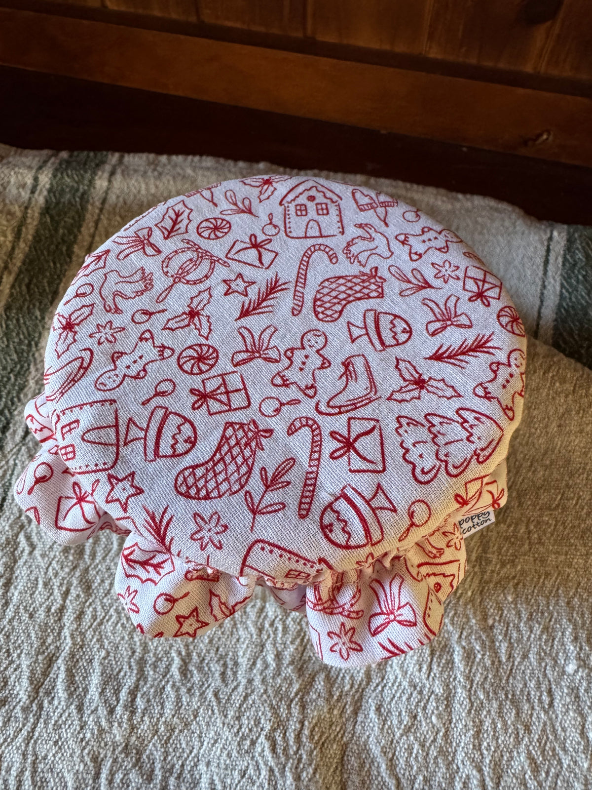 Christmas Jar / Small Bowl Cover