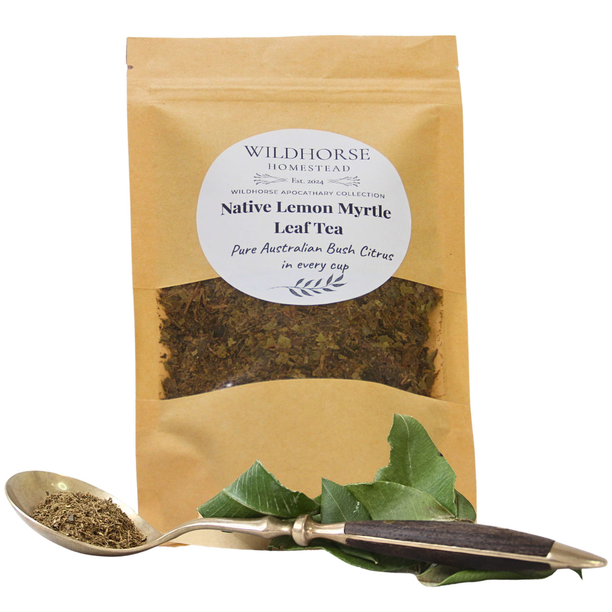 Wildhorse Homestead Lemon Myrtle Leaf Tea - 50g