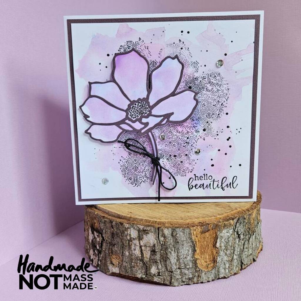 "Hello beautiful", all occasion, blank greeting card
