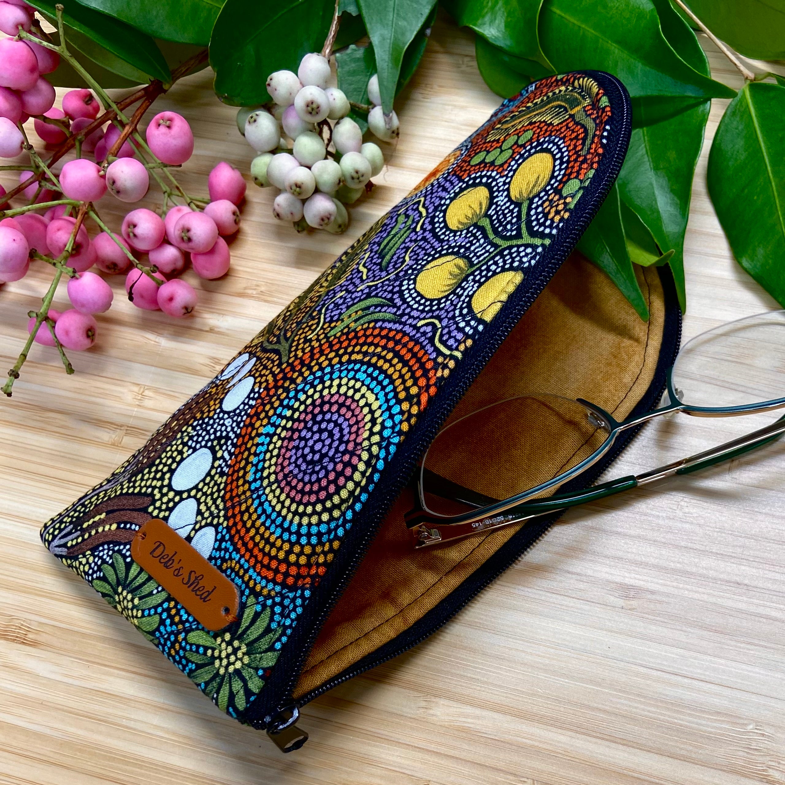 Glasses Case - Australian Themed Fabric 2