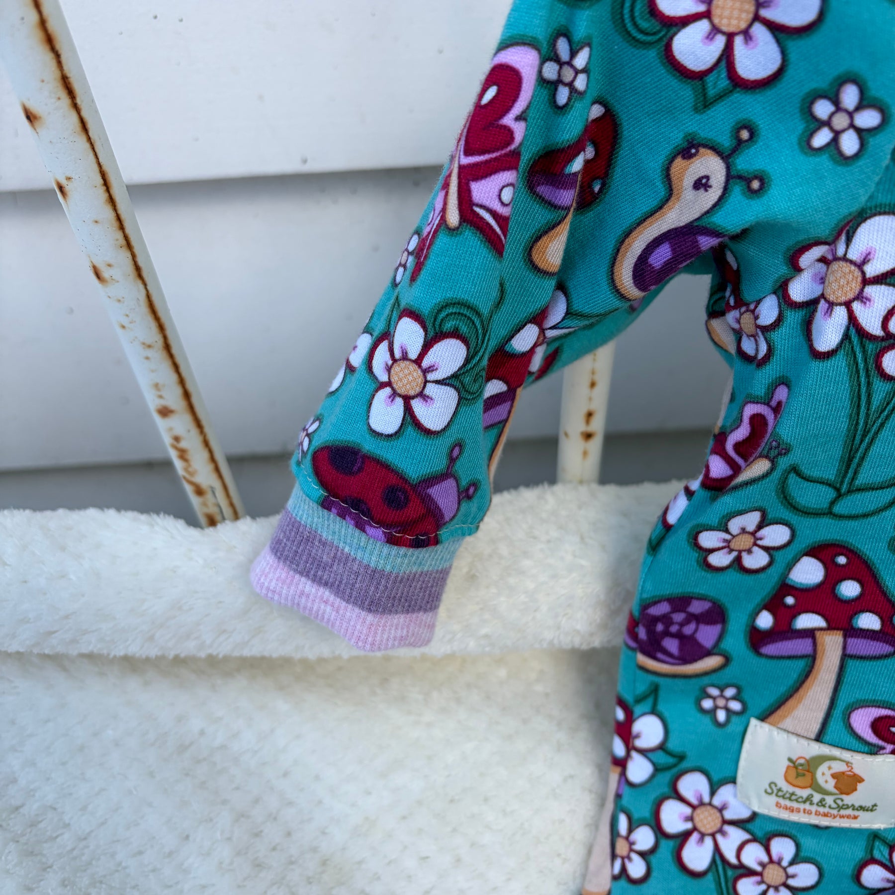 TOADSTOOL PARTY PJ’s 0-3 months