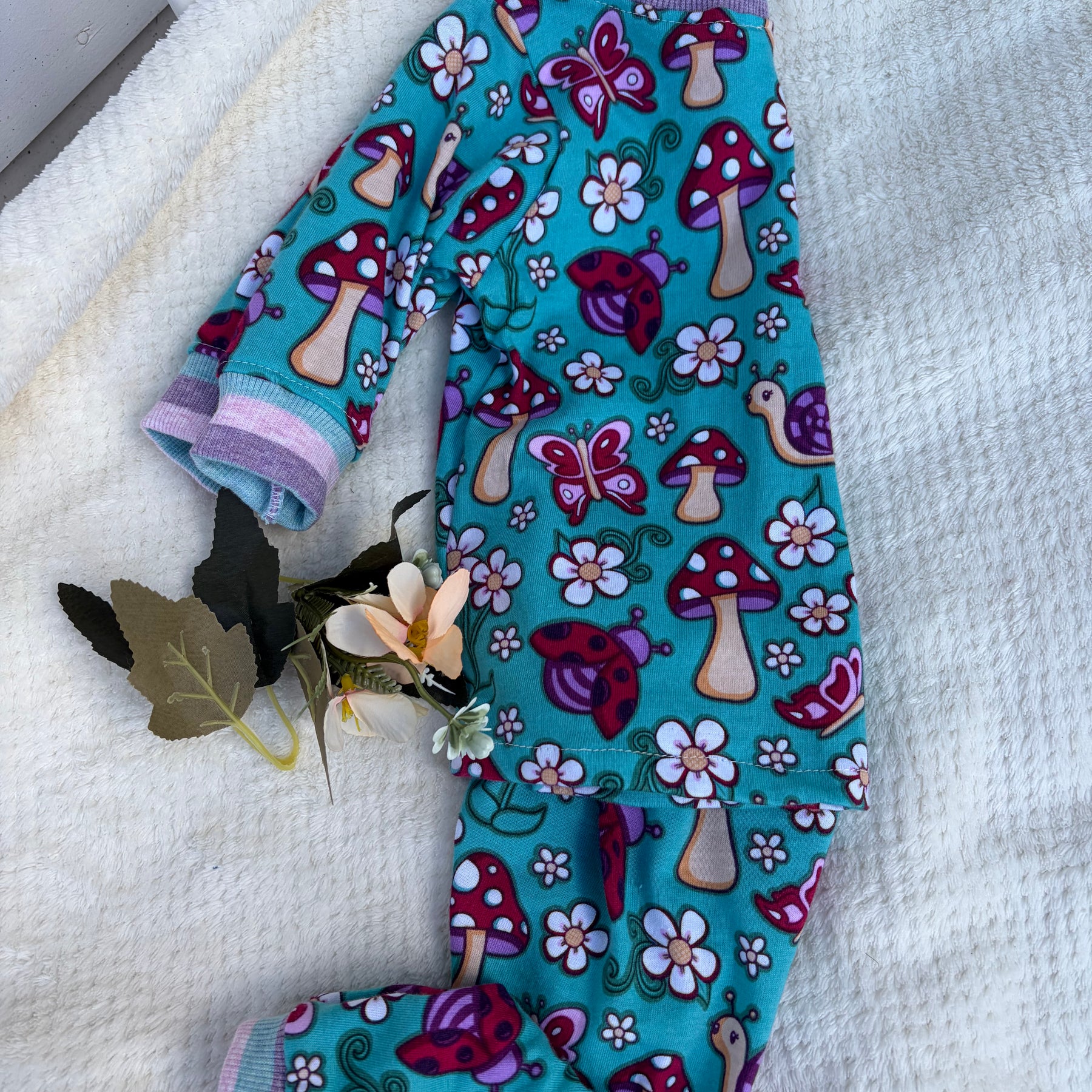 TOADSTOOL PARTY PJ’s 0-3 months