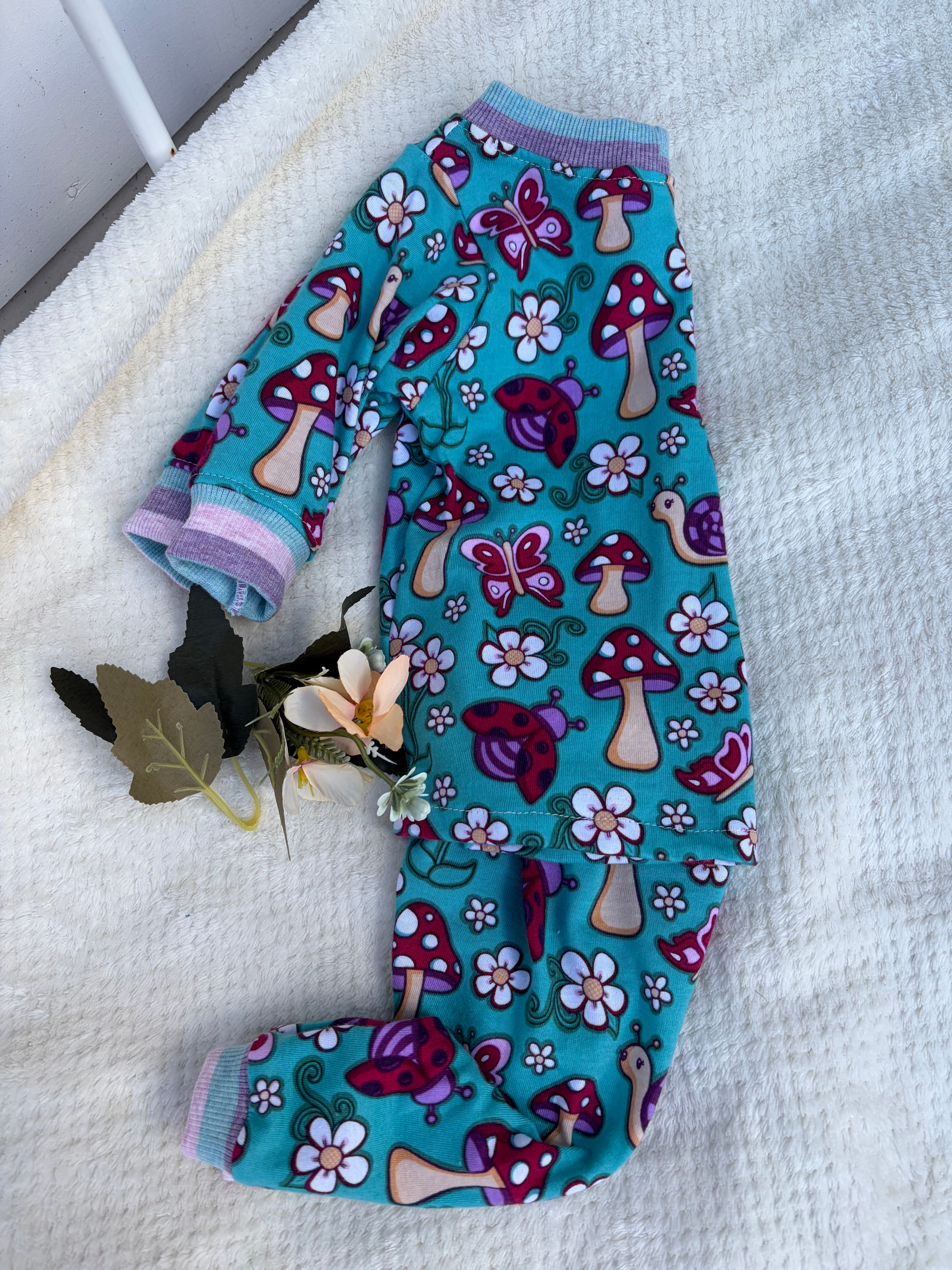 TOADSTOOL PARTY PJ’s 0-3 months