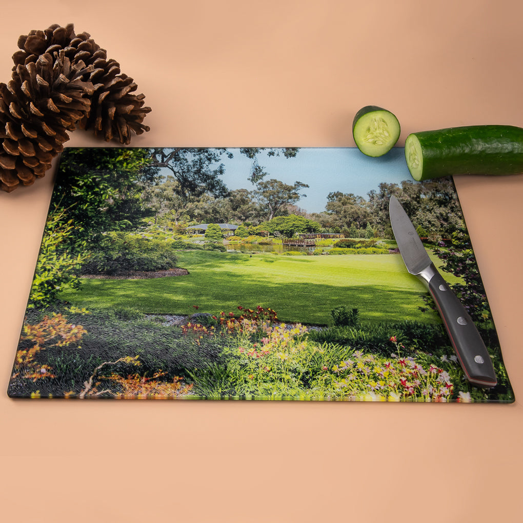 Tempered Glass Chopping Boards - Cowra Japanese Gardens Collection