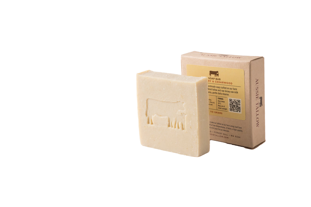 Raw Jersey Milk & Tallow Soap Bar