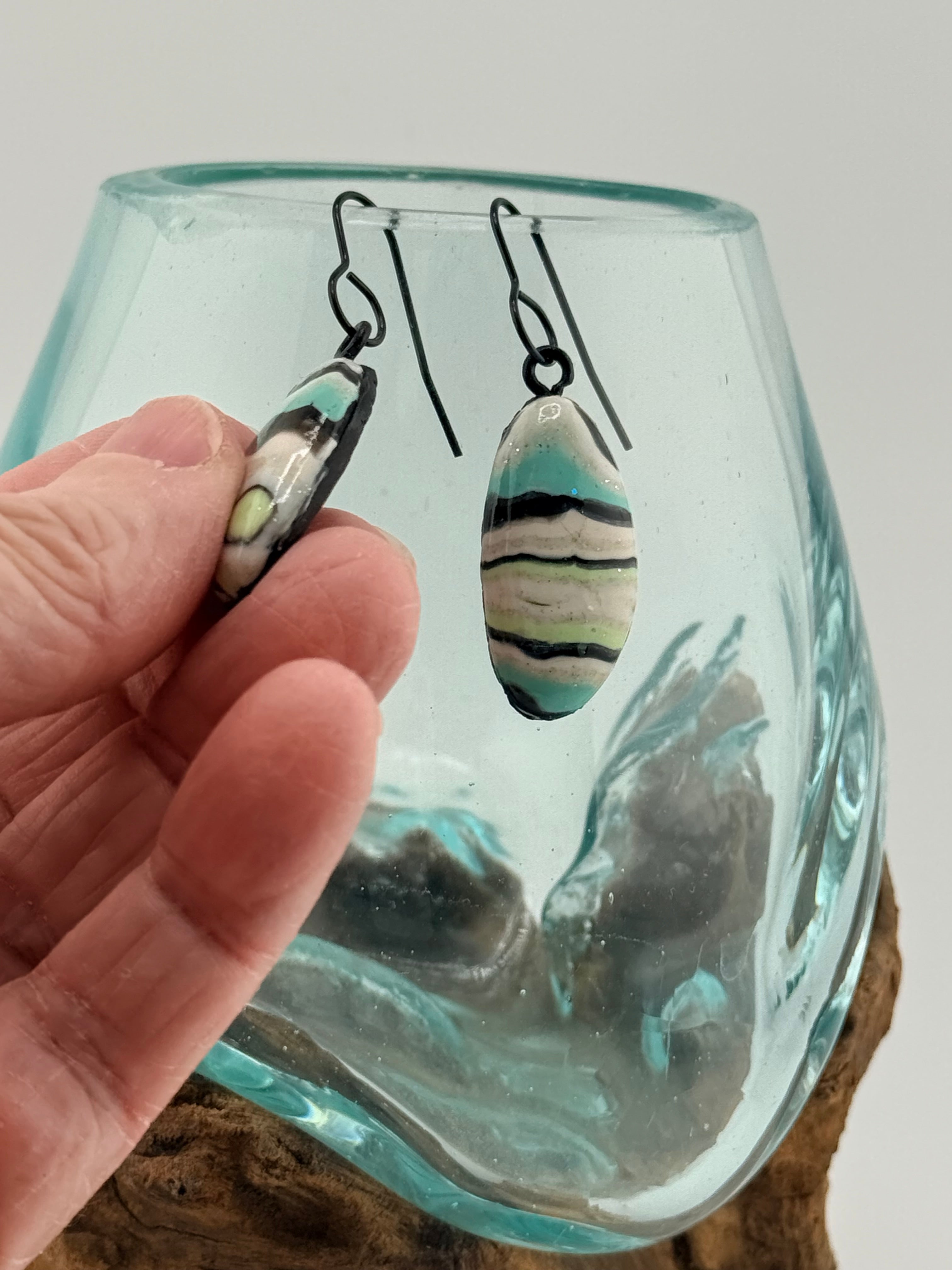 The Off Pattern Collection | Oval Drop Earrings