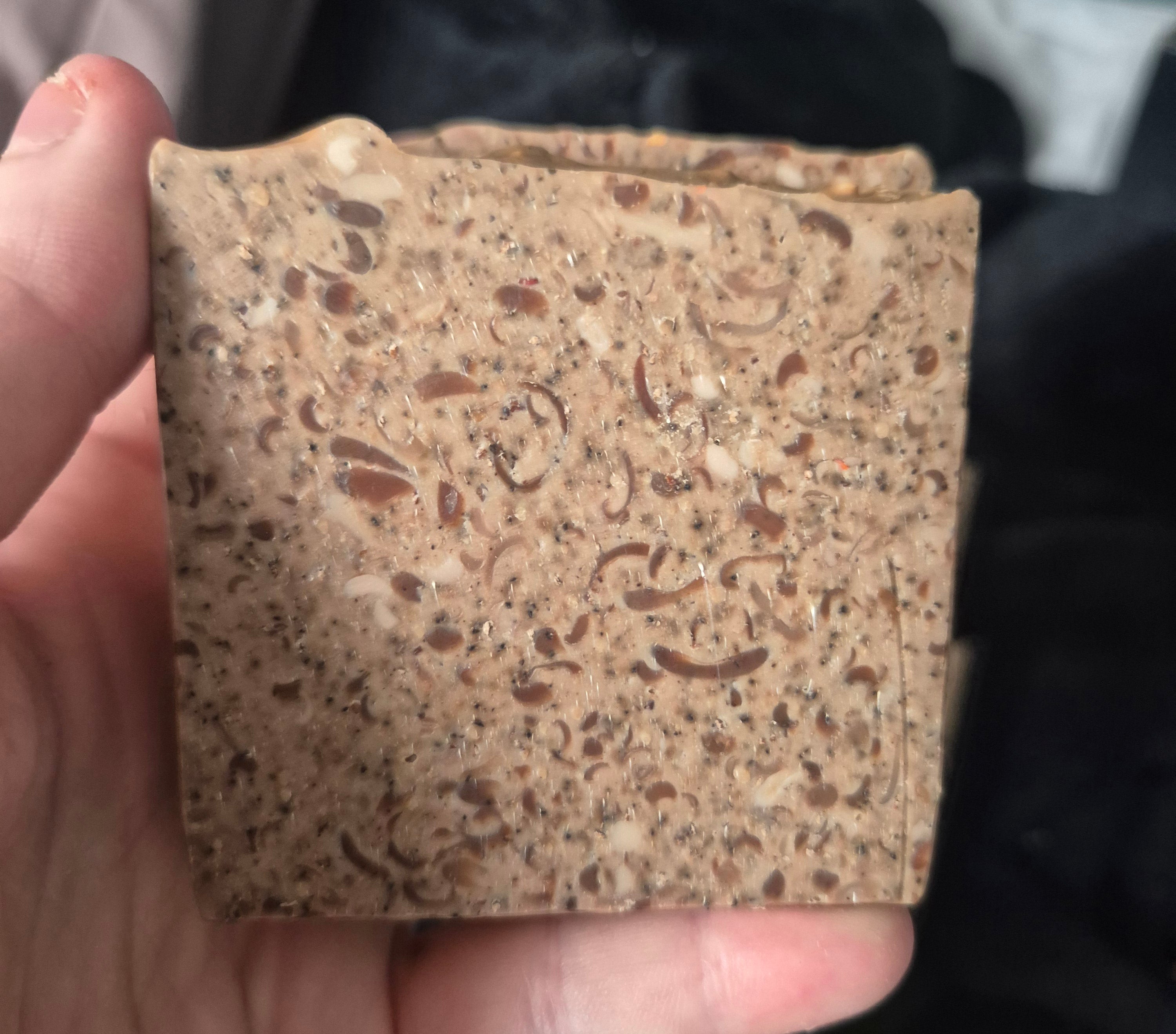 4 x Coffee Confetti Handmade Soap Bars